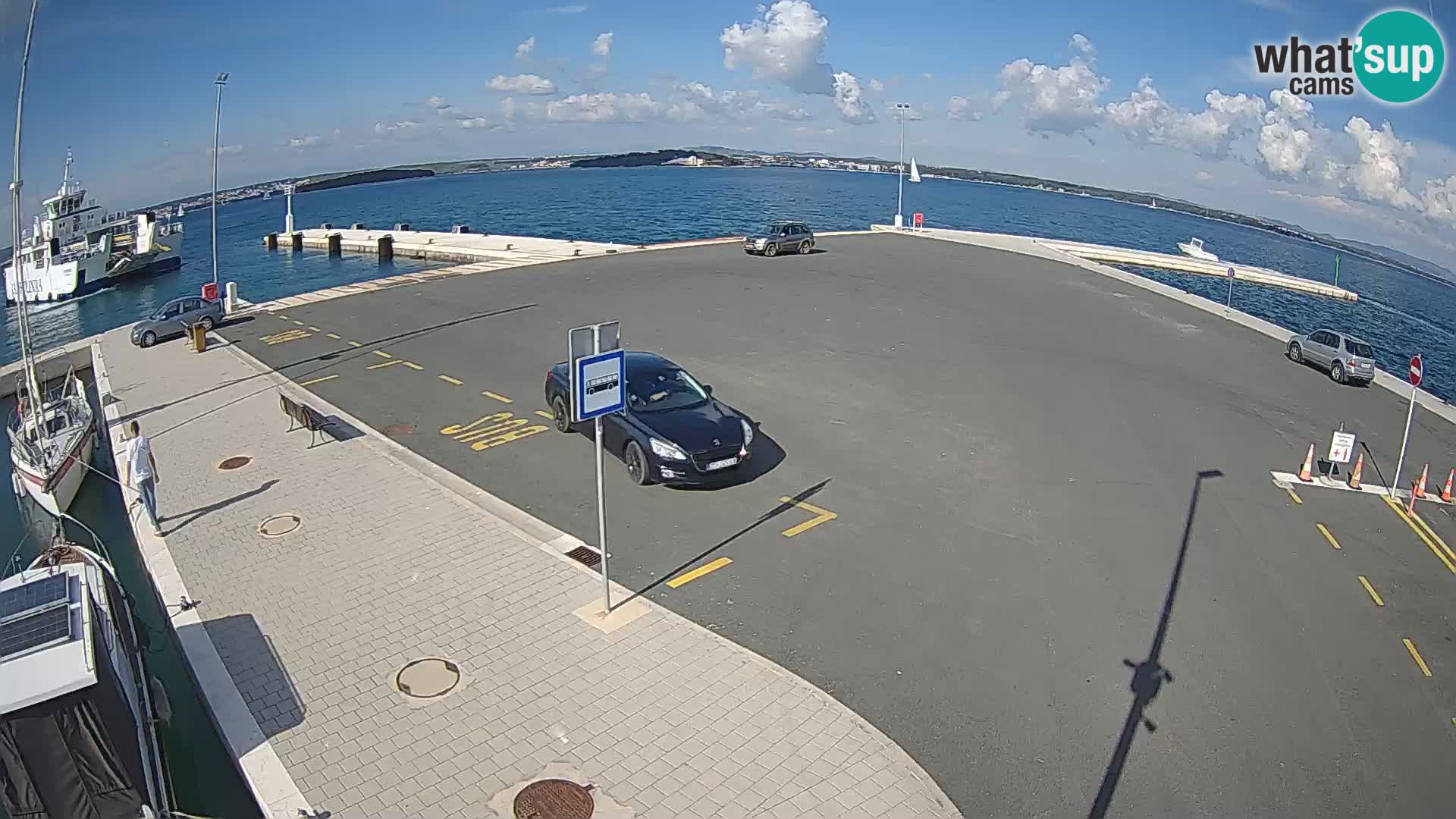 Tkon Live cam – traghetto – Dalmazia – Croazia