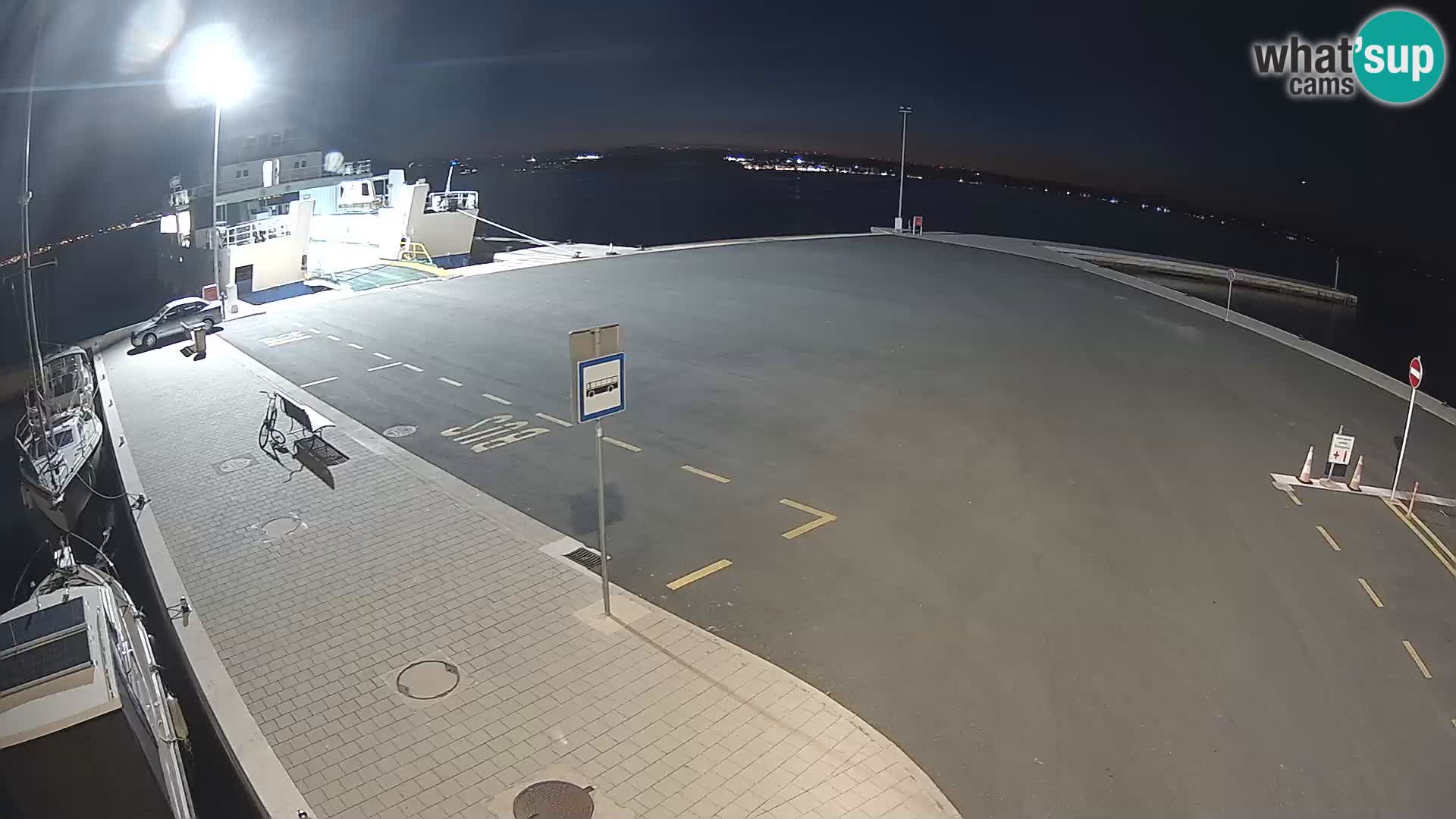 Tkon v živo – trajekt – Dalmacija – Hrvaška