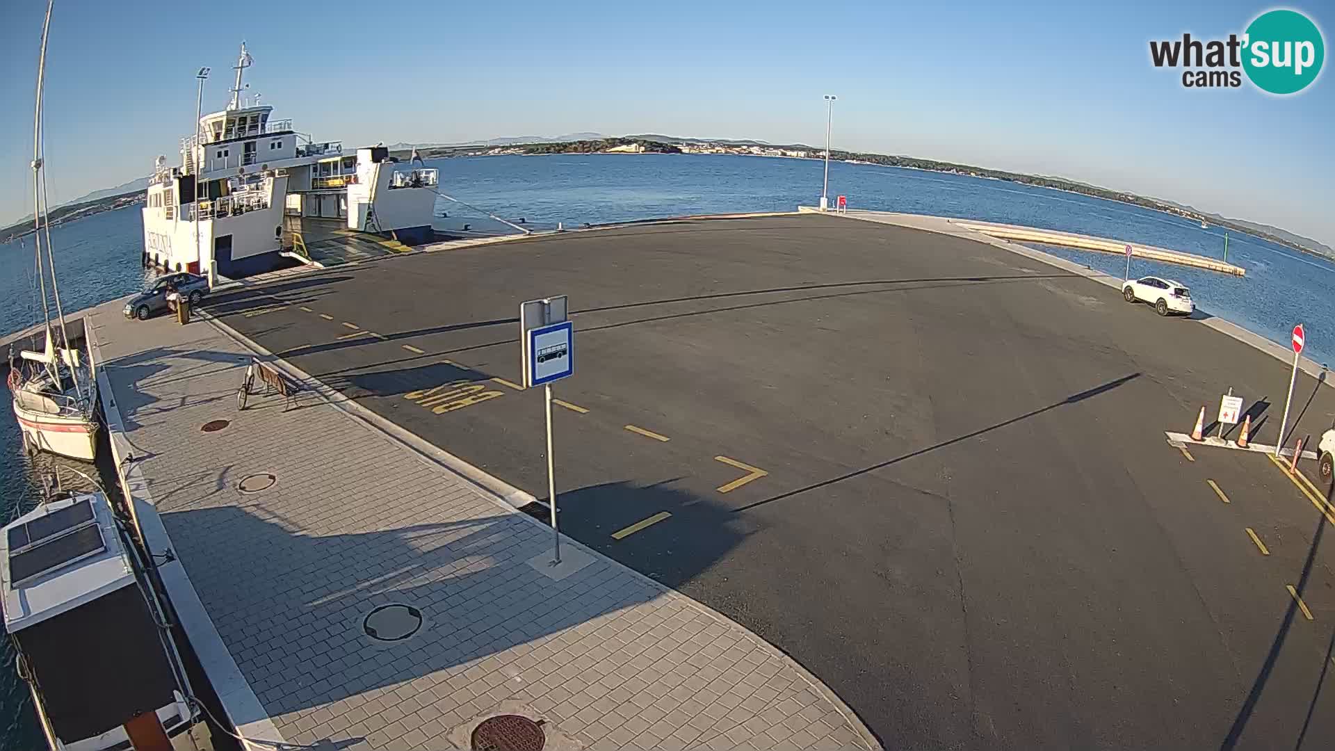 Tkon Live cam – ferry – Dalmatia – Croatia