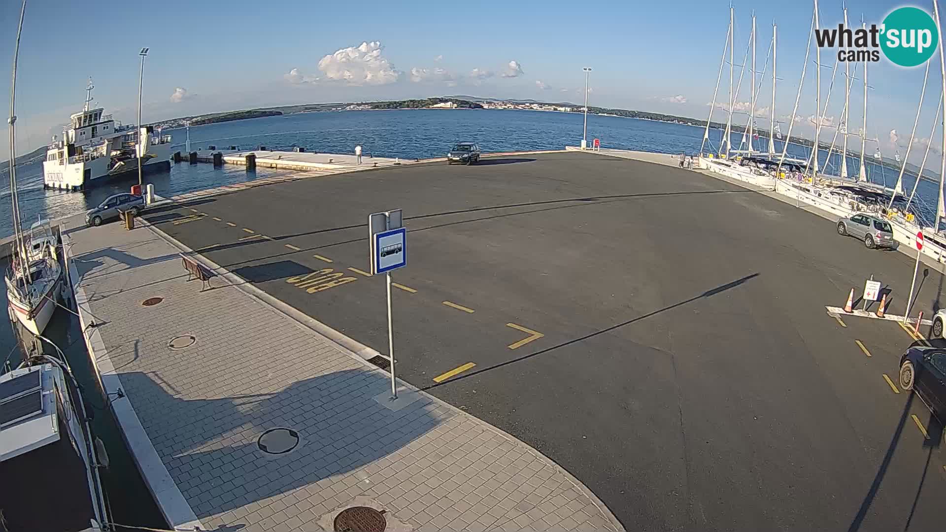 Tkon Live cam – traghetto – Dalmazia – Croazia