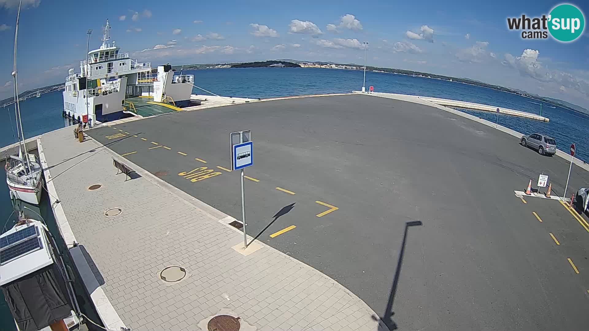Tkon Live cam – ferry – Dalmatia – Croatia