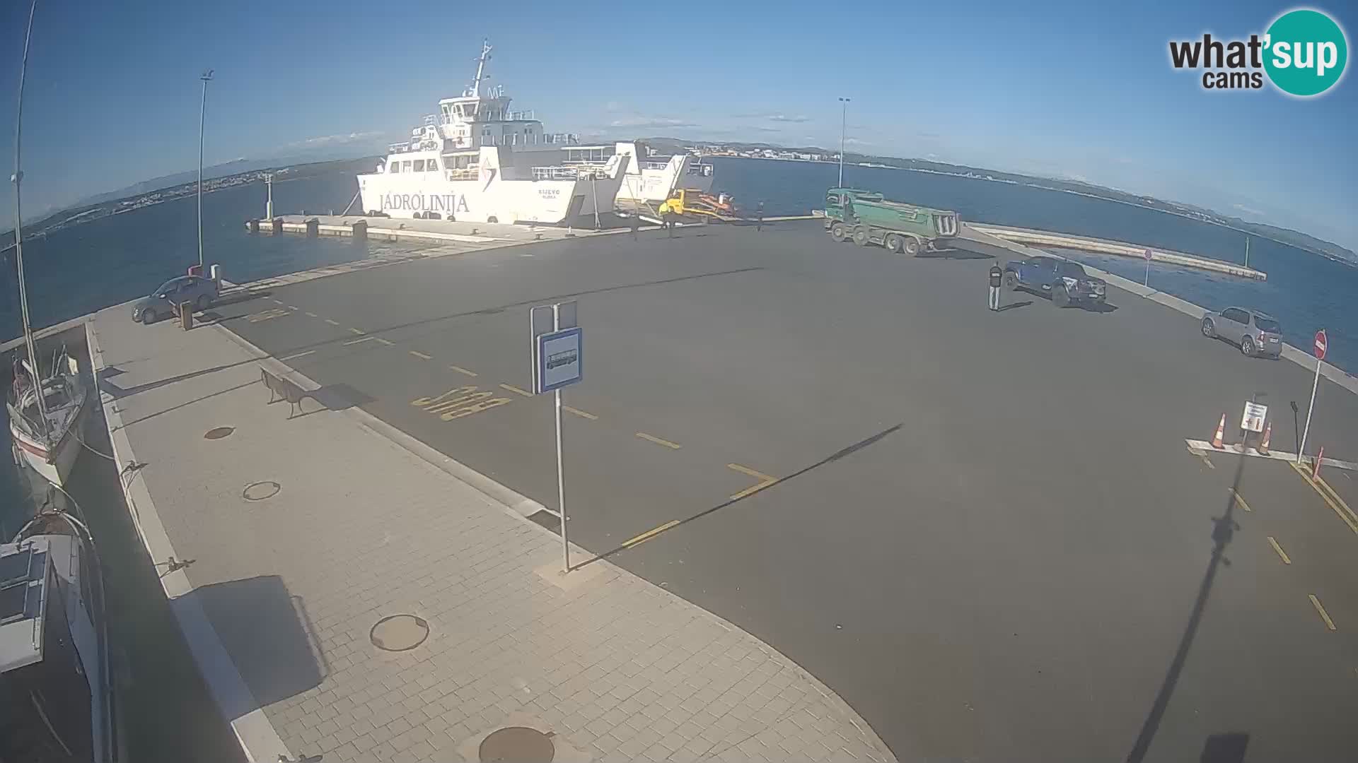 Tkon Live cam – traghetto – Dalmazia – Croazia