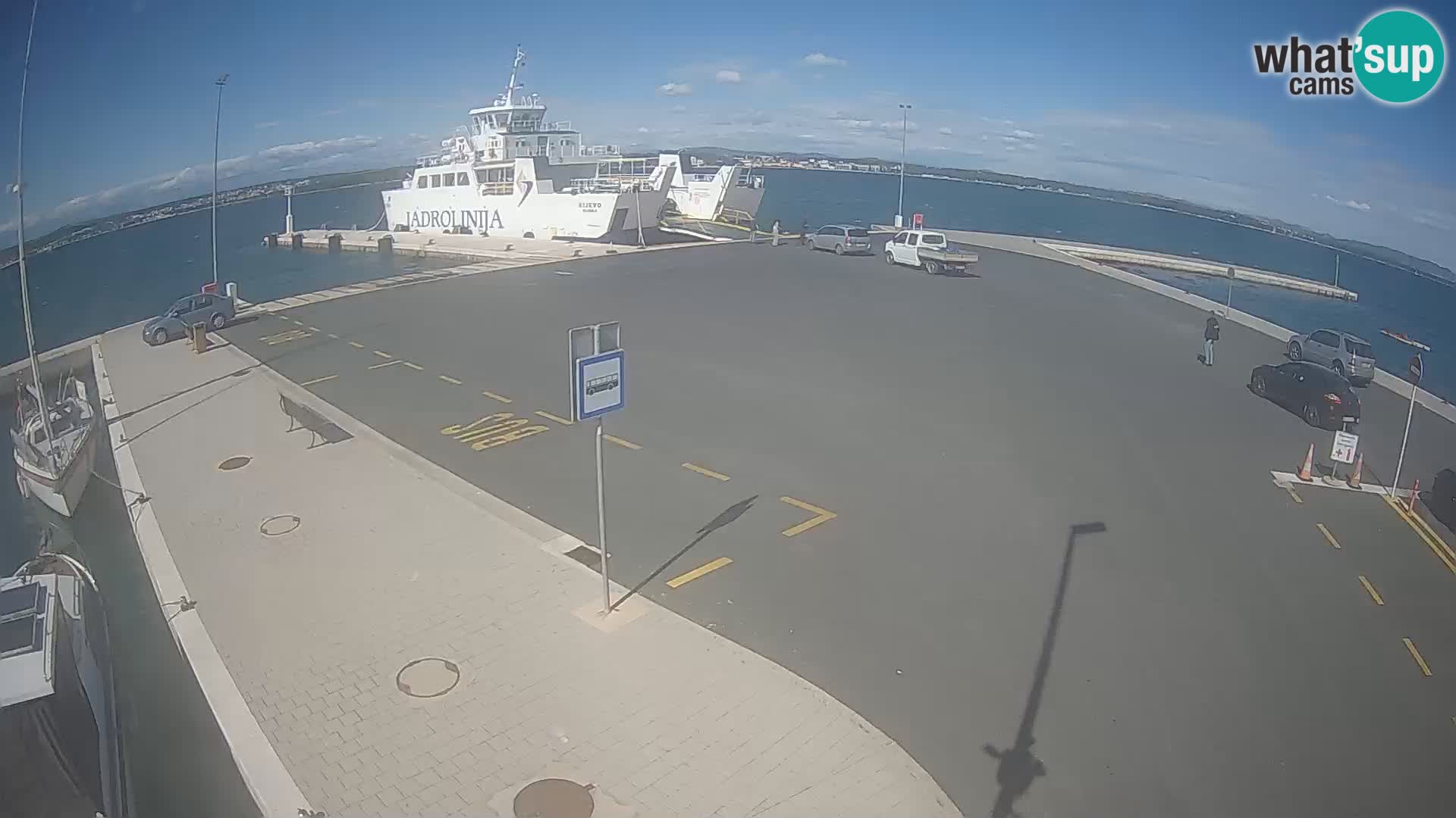 Tkon Live cam – Fähre – Dalmatien – Kroatien