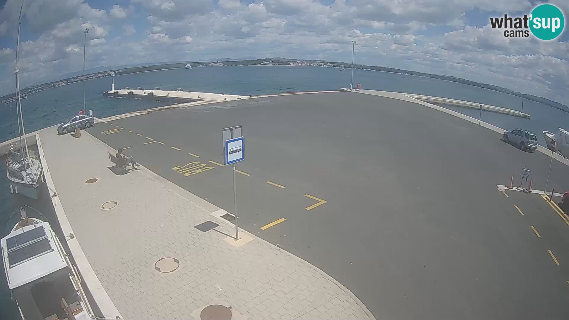 Tkon Live cam – Fähre – Dalmatien – Kroatien