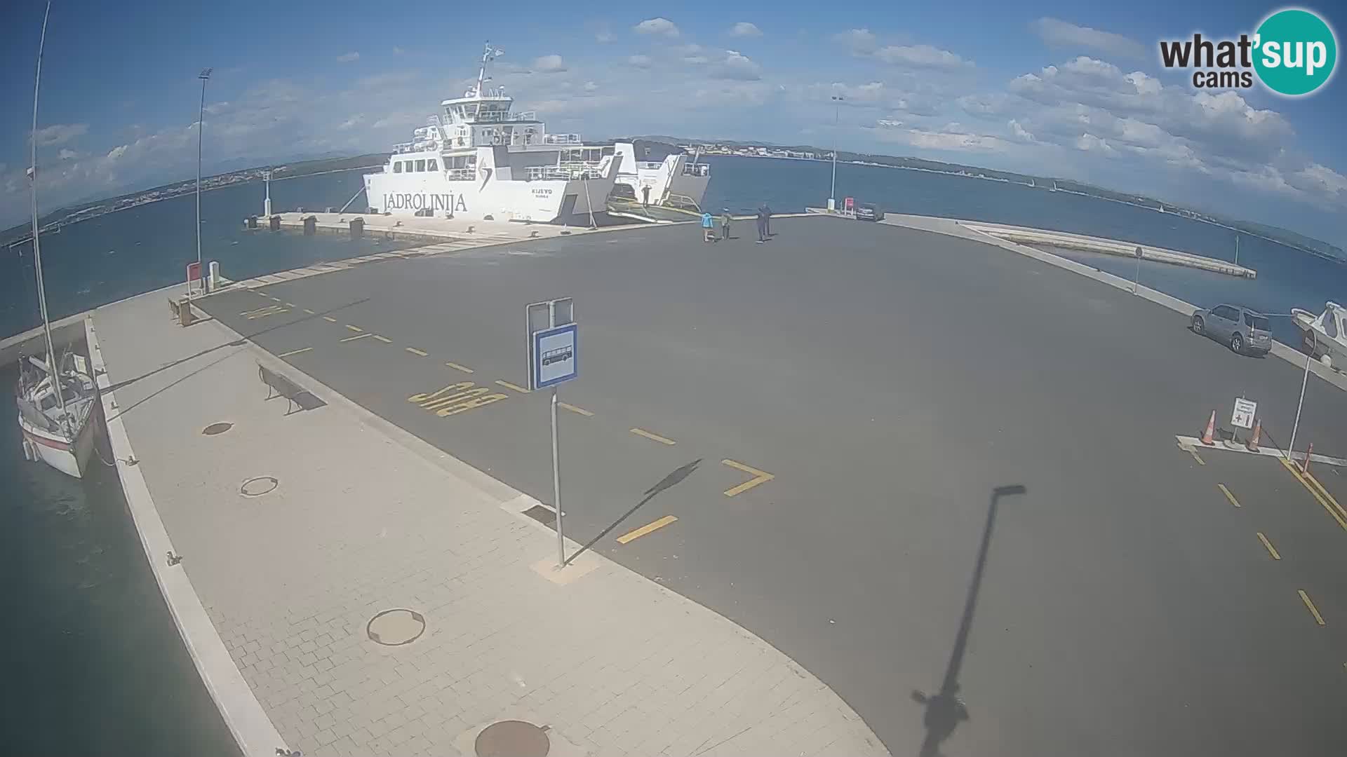 Tkon Live cam – ferry – Dalmatia – Croatia