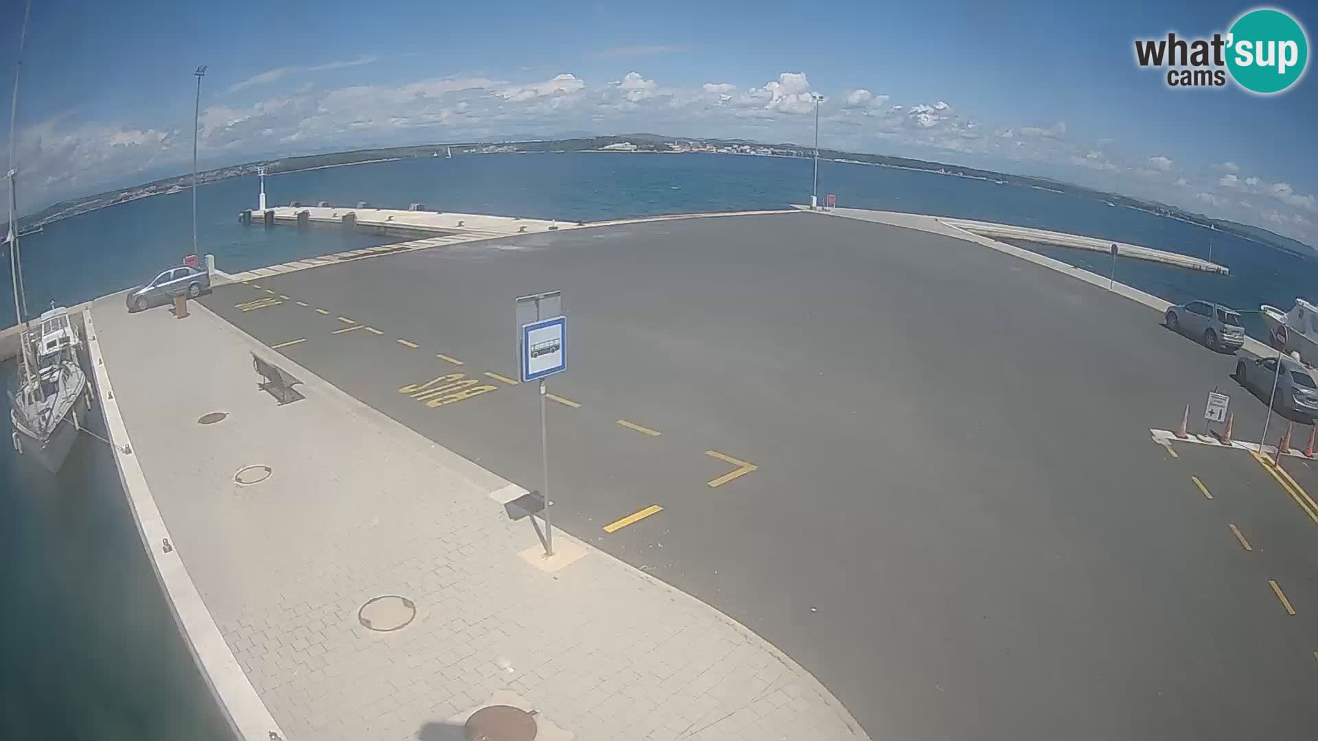 Tkon Live cam – ferry – Dalmatie – Croatie