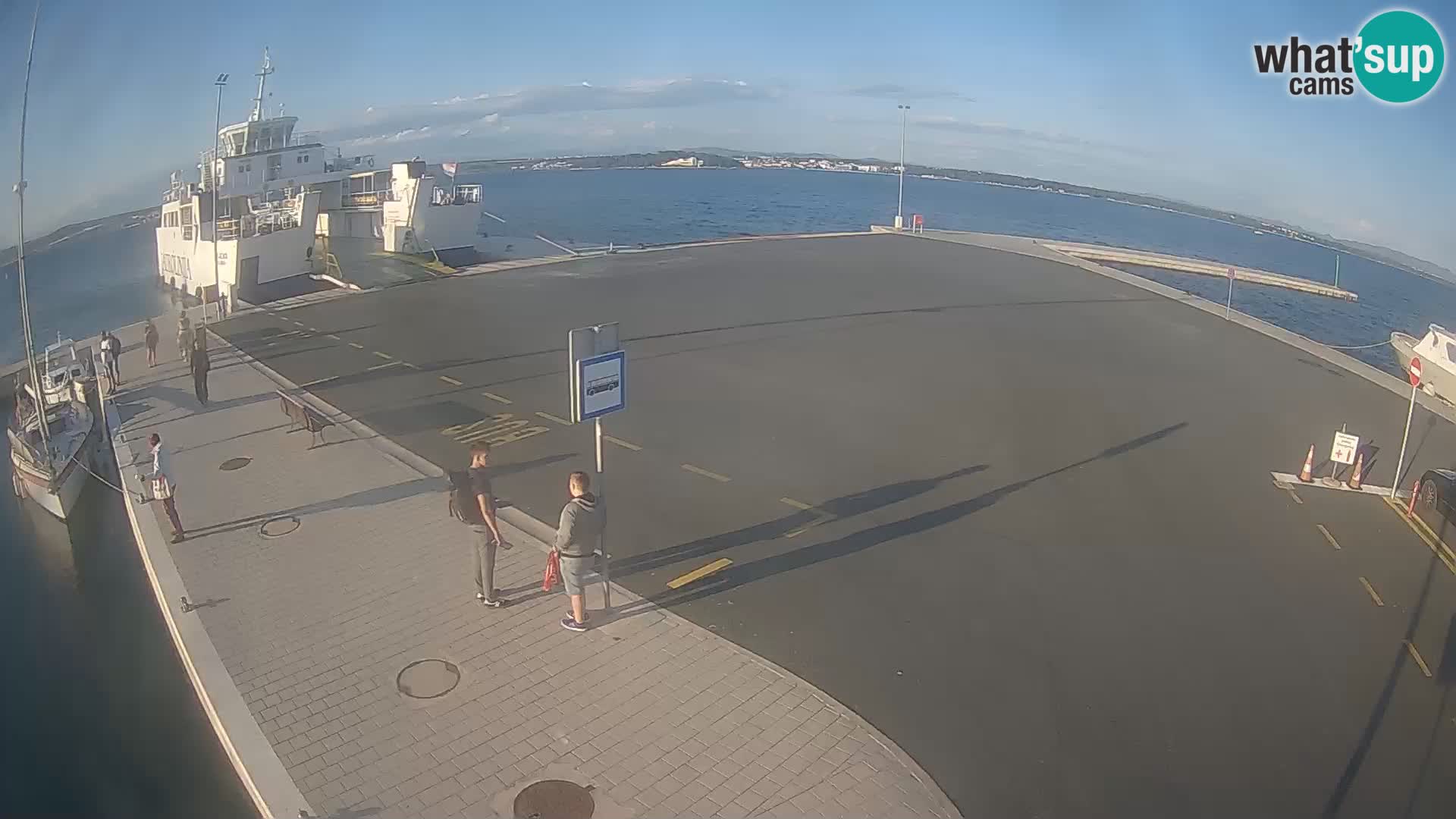 Tkon Live cam – ferry – Dalmatia – Croatia