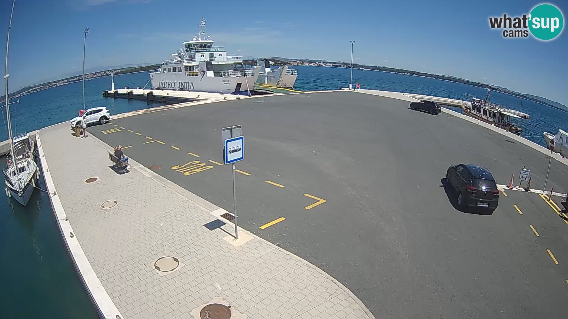 Tkon Live cam – ferry – Dalmatia – Croatia