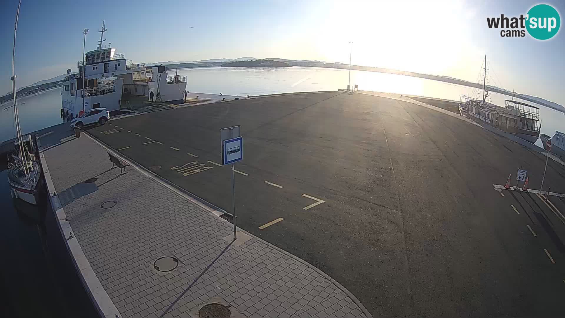 Tkon Live cam – ferry – Dalmatia – Croatia