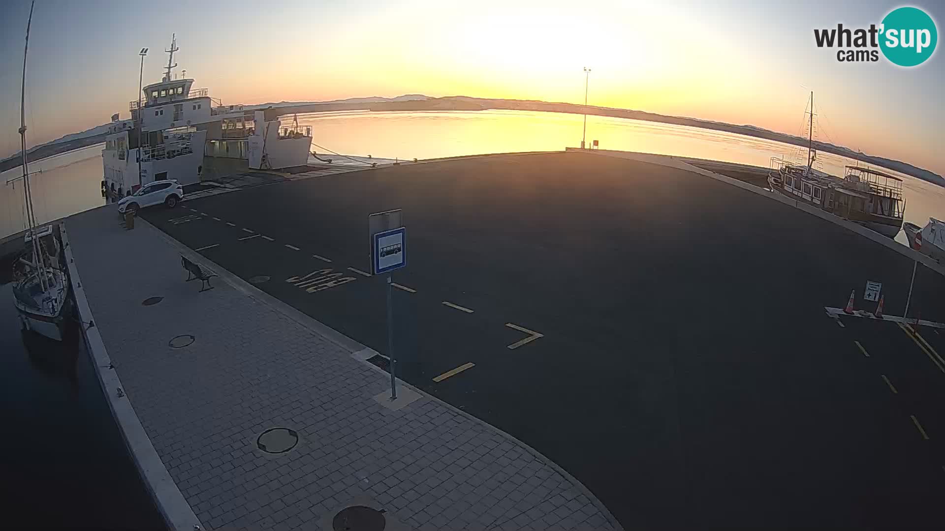 Tkon Live cam – ferry – Dalmatia – Croatia