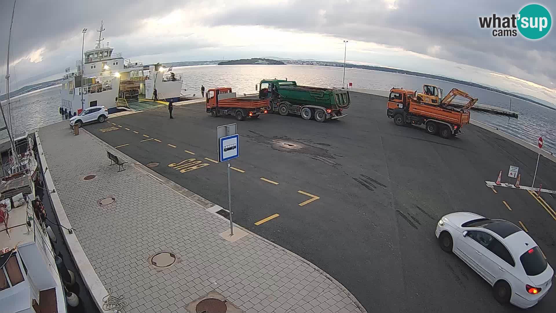 Tkon Live cam – ferry – Dalmatia – Croatia