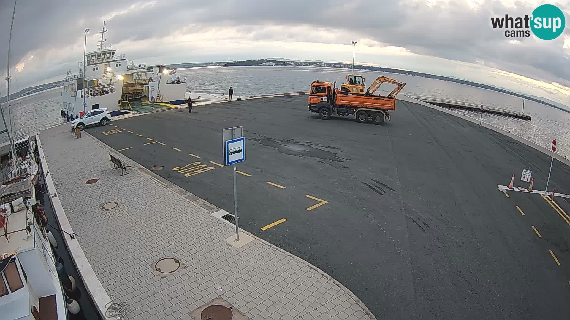 Tkon Live cam – ferry – Dalmatia – Croatia