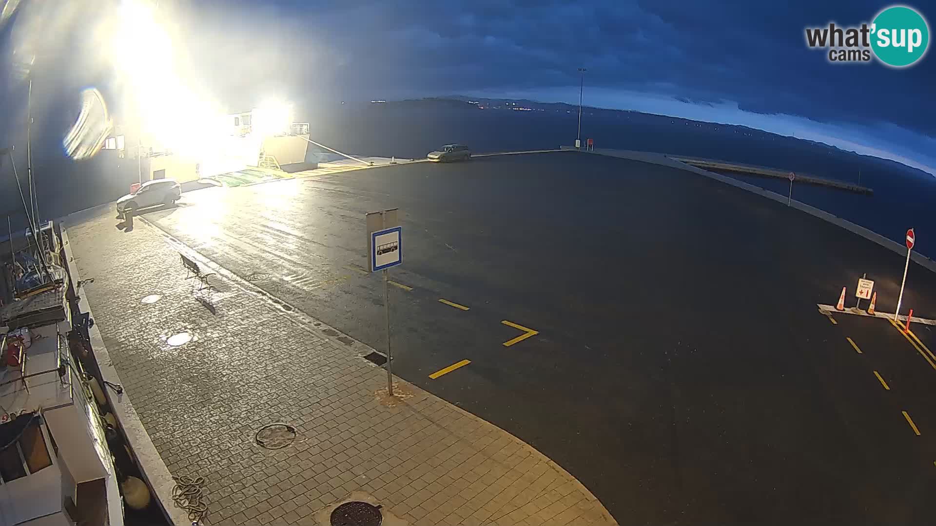 Tkon v živo – trajekt – Dalmacija – Hrvaška