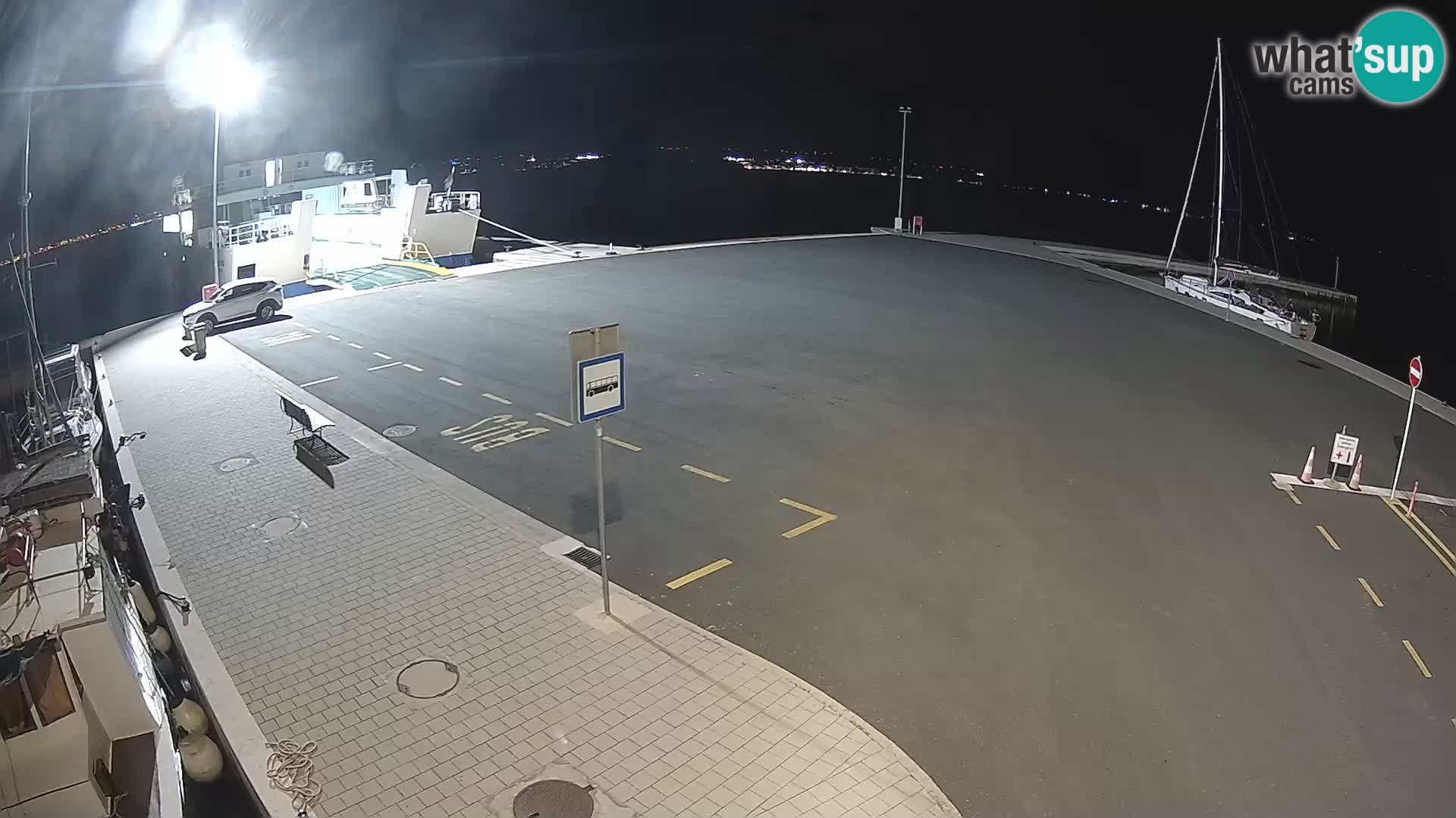 Tkon Live cam – ferry – Dalmatie – Croatie