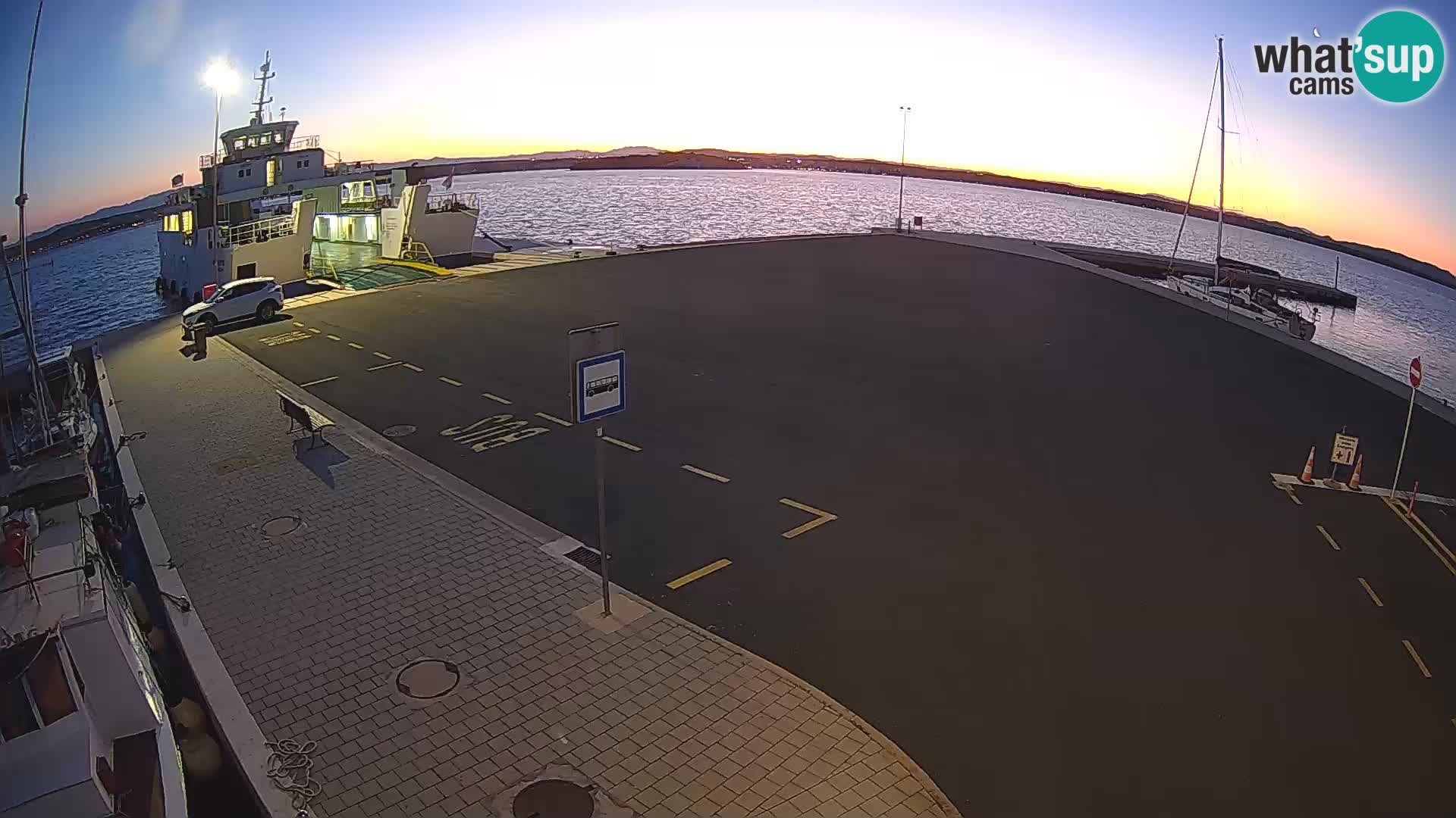 Tkon Live cam – traghetto – Dalmazia – Croazia