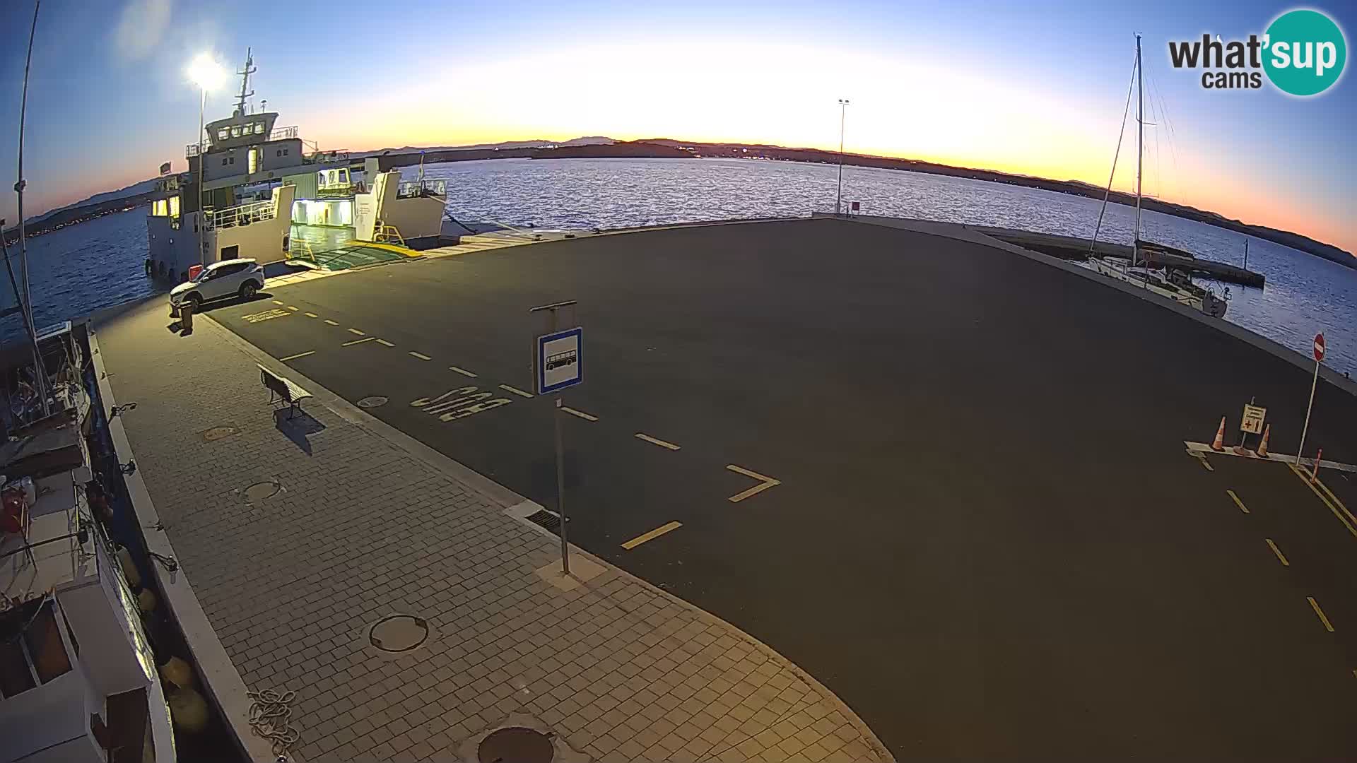 Tkon Live cam – traghetto – Dalmazia – Croazia
