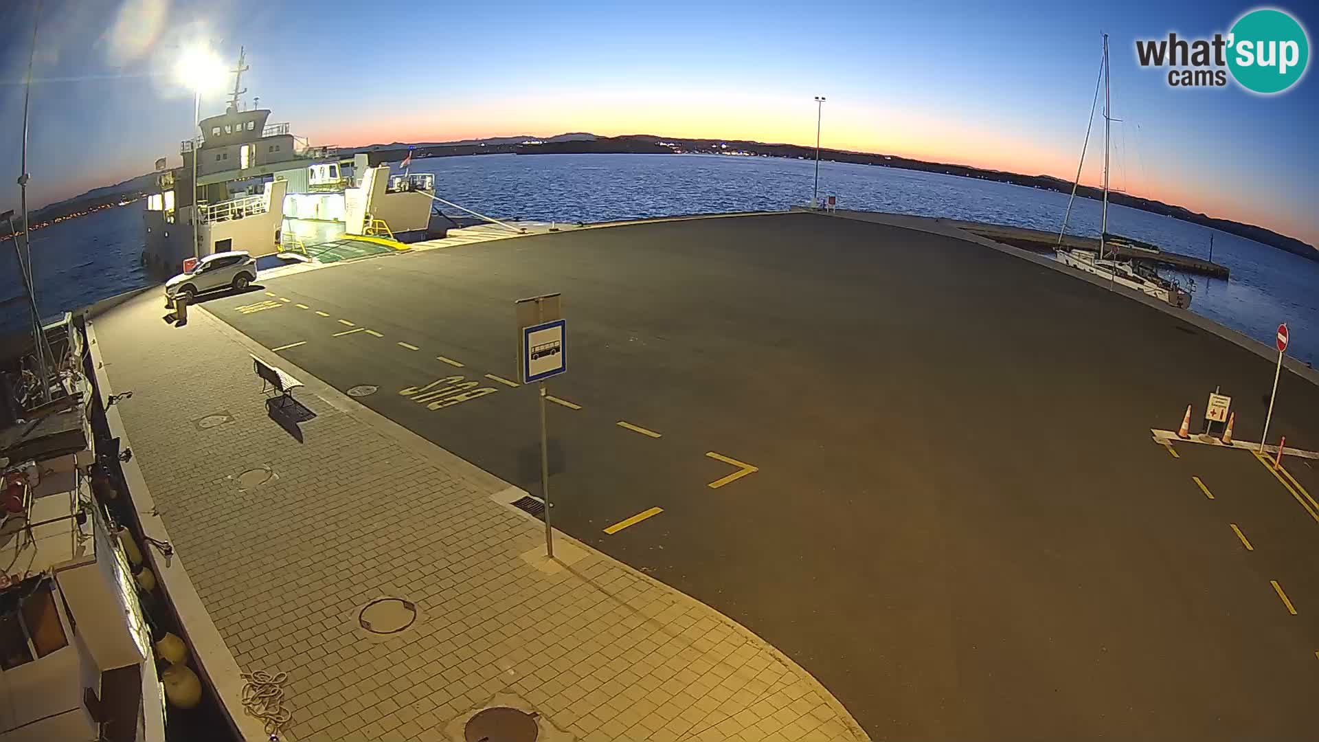 Tkon Live cam – traghetto – Dalmazia – Croazia