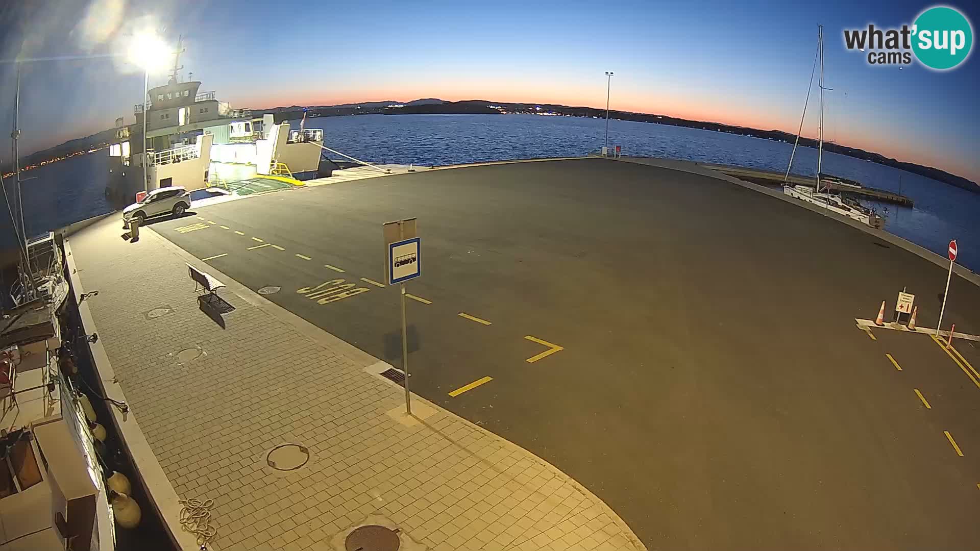 Tkon Live cam – ferry – Dalmatia – Croatia