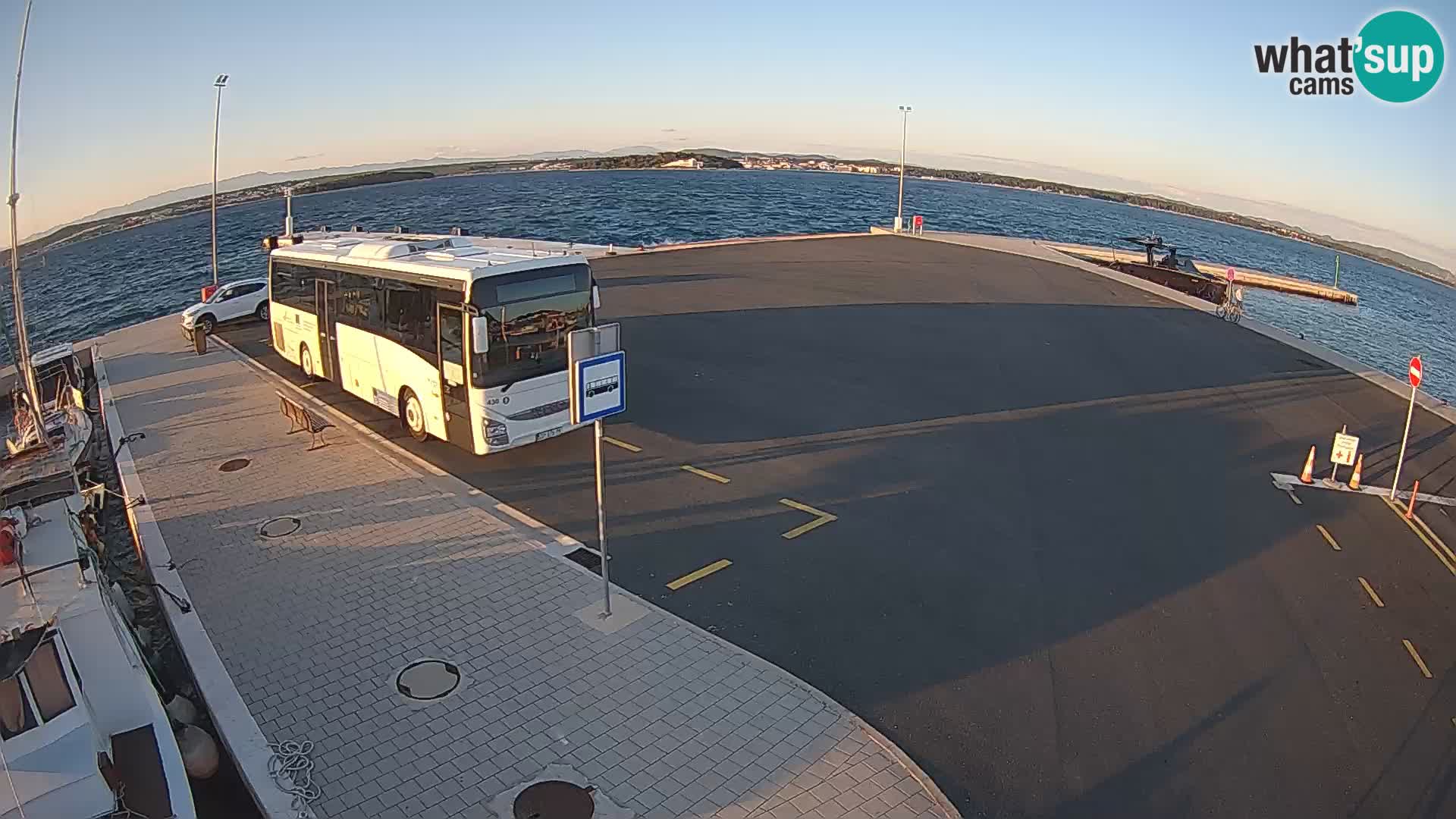 Tkon Live cam – ferry – Dalmatia – Croatia