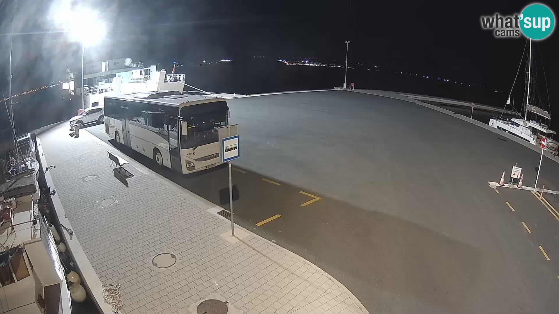 Tkon Live cam – traghetto – Dalmazia – Croazia
