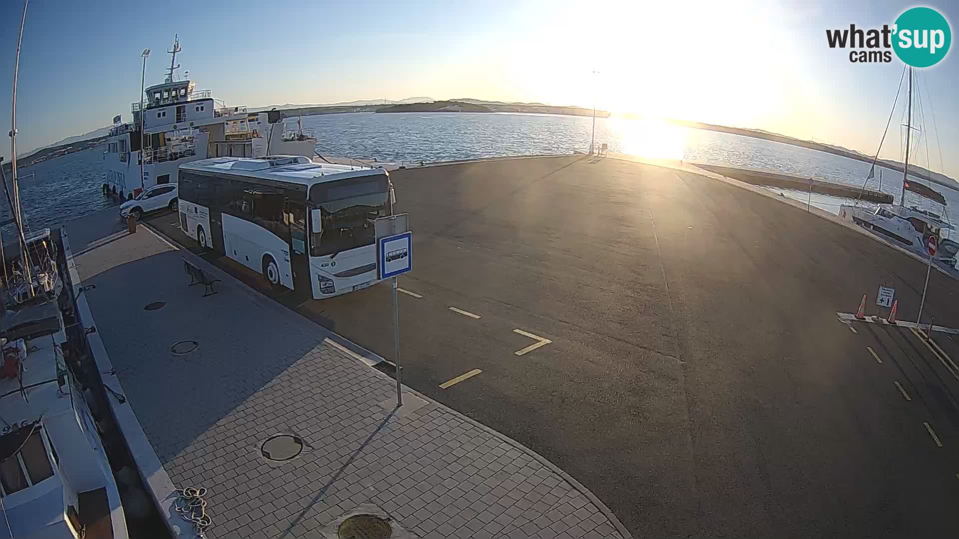 Tkon Live cam – traghetto – Dalmazia – Croazia