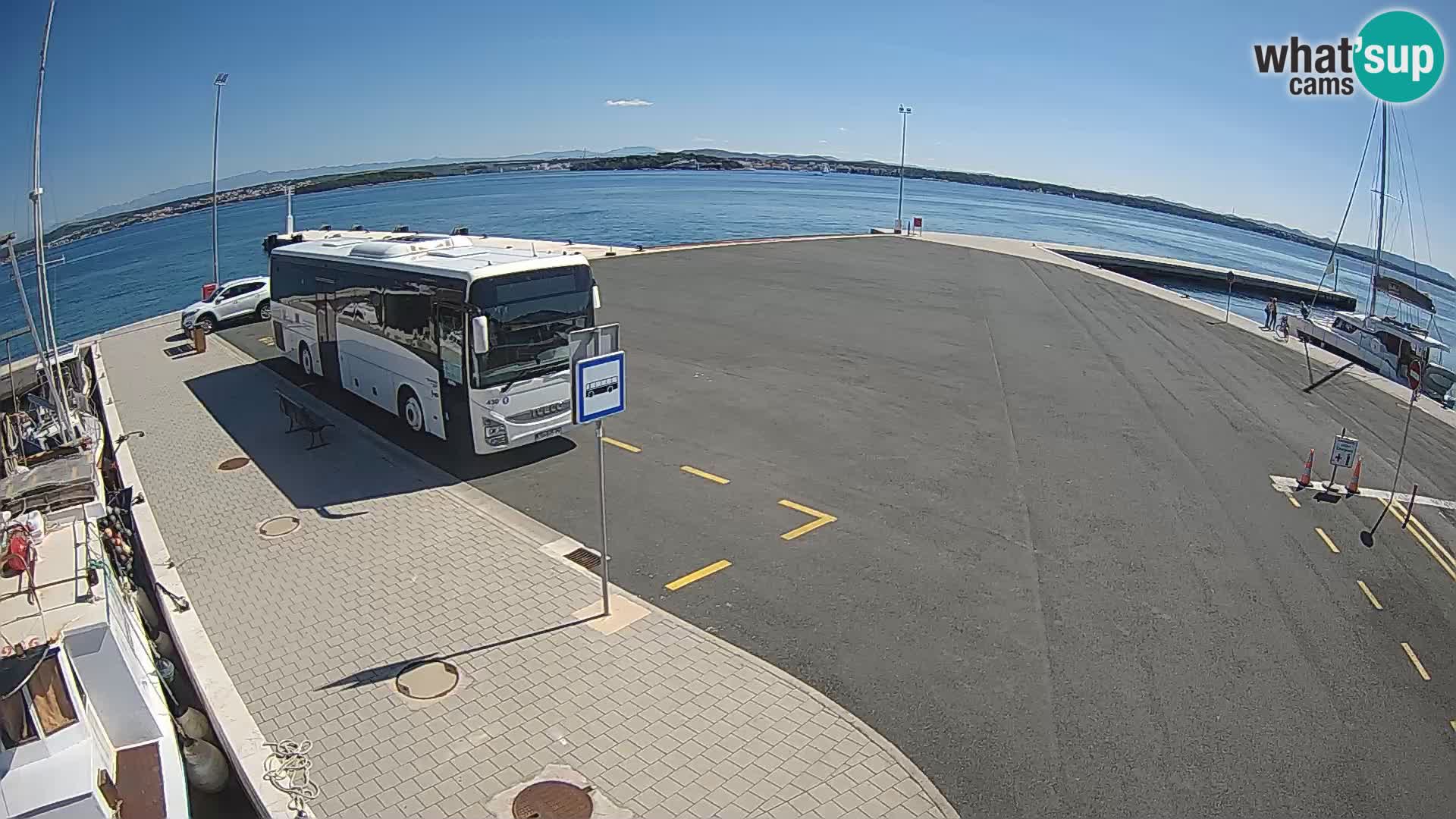 Tkon Live cam – traghetto – Dalmazia – Croazia
