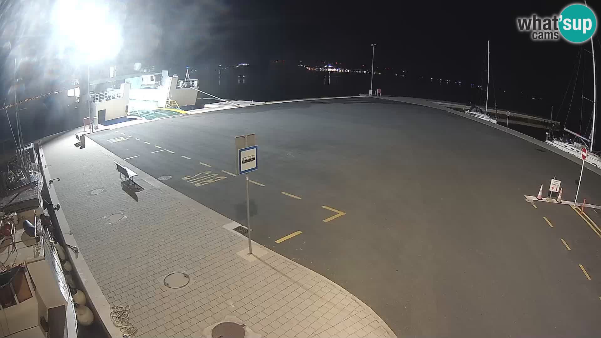 Tkon v živo – trajekt – Dalmacija – Hrvaška