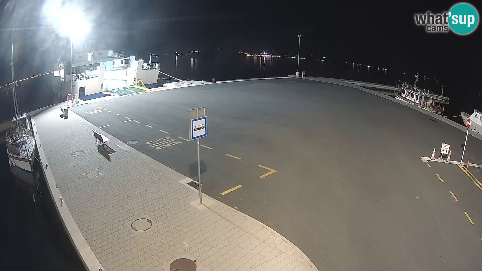 Tkon v živo – trajekt – Dalmacija – Hrvaška