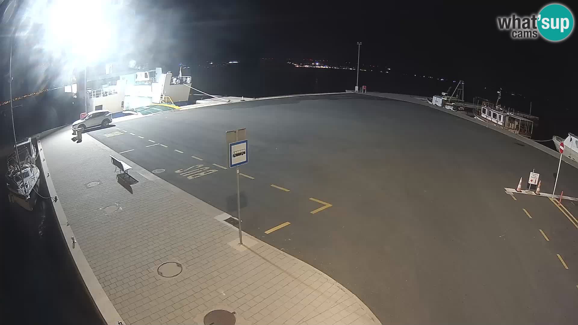 Tkon Live cam – ferry – Dalmatie – Croatie
