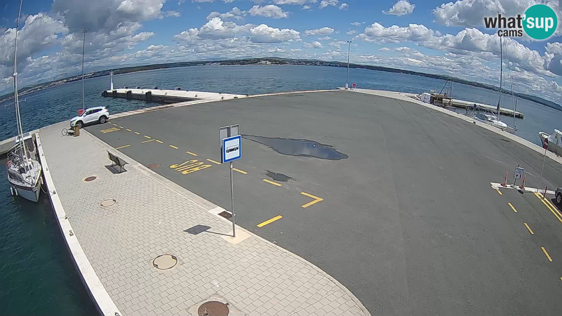 Tkon Live cam – ferry – Dalmatie – Croatie