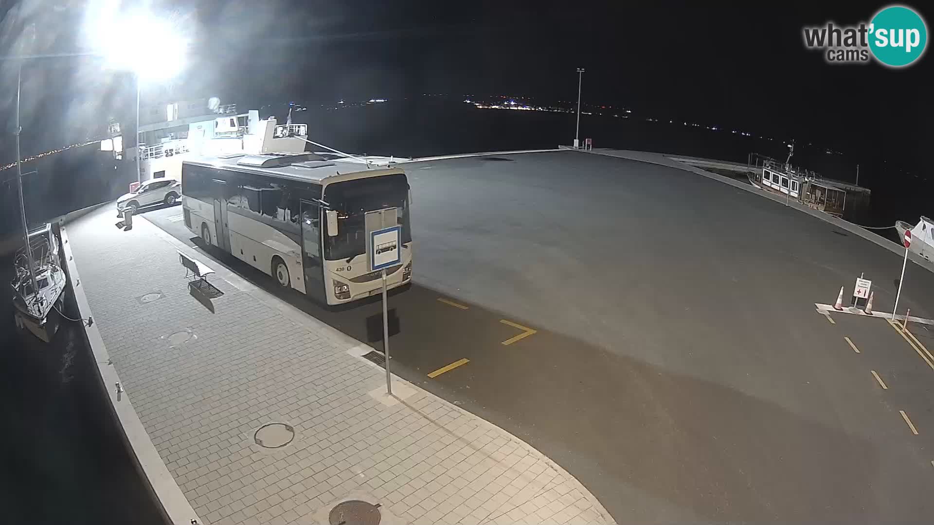 Tkon Live cam – ferry – Dalmatie – Croatie
