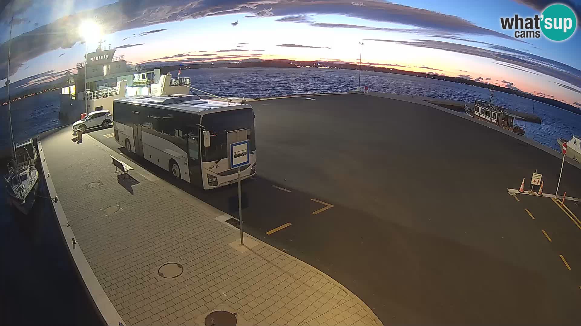 Tkon Live cam – Fähre – Dalmatien – Kroatien