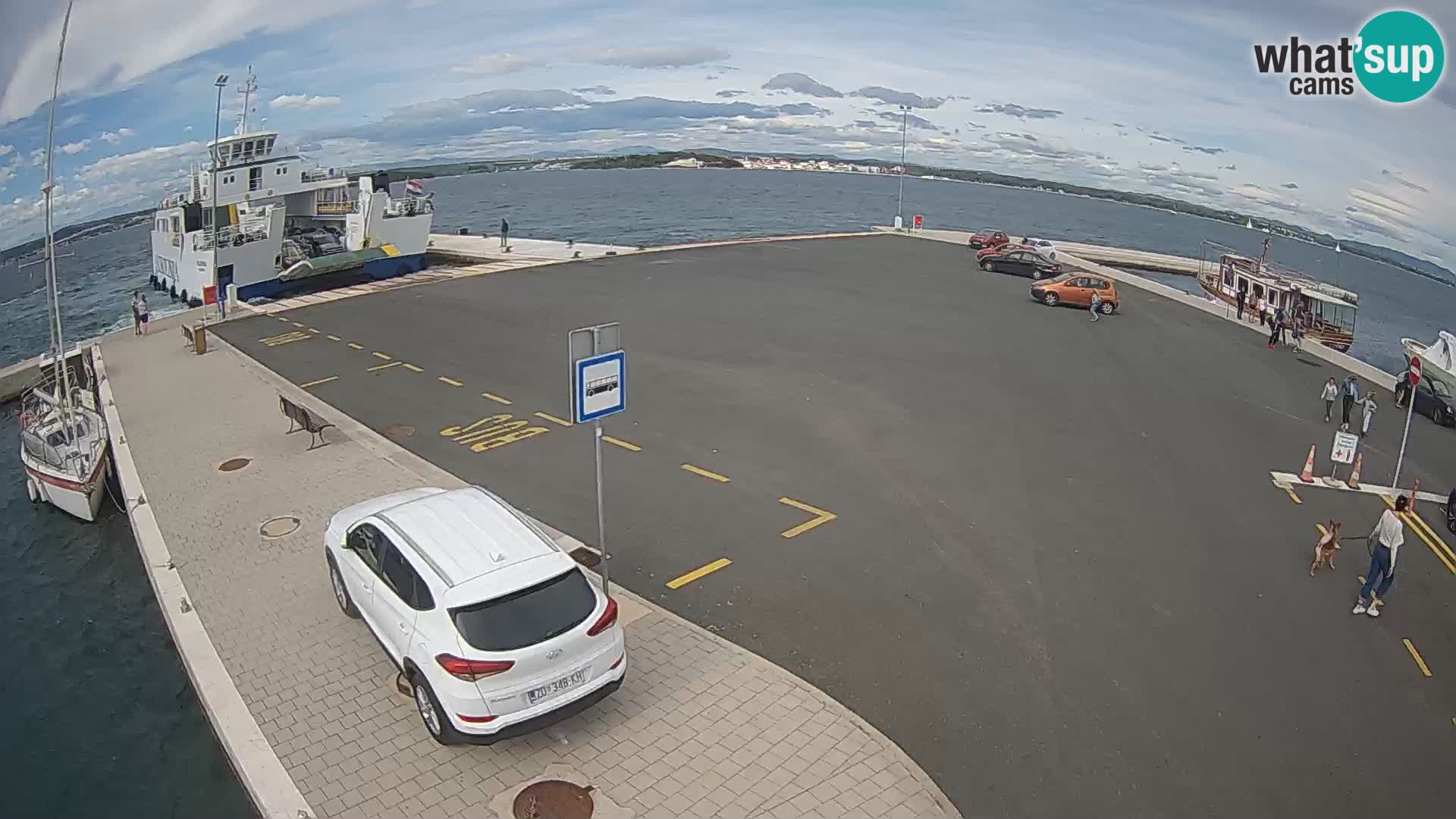 Tkon camera en vivo – Transportar – Dalmacia – Croacia