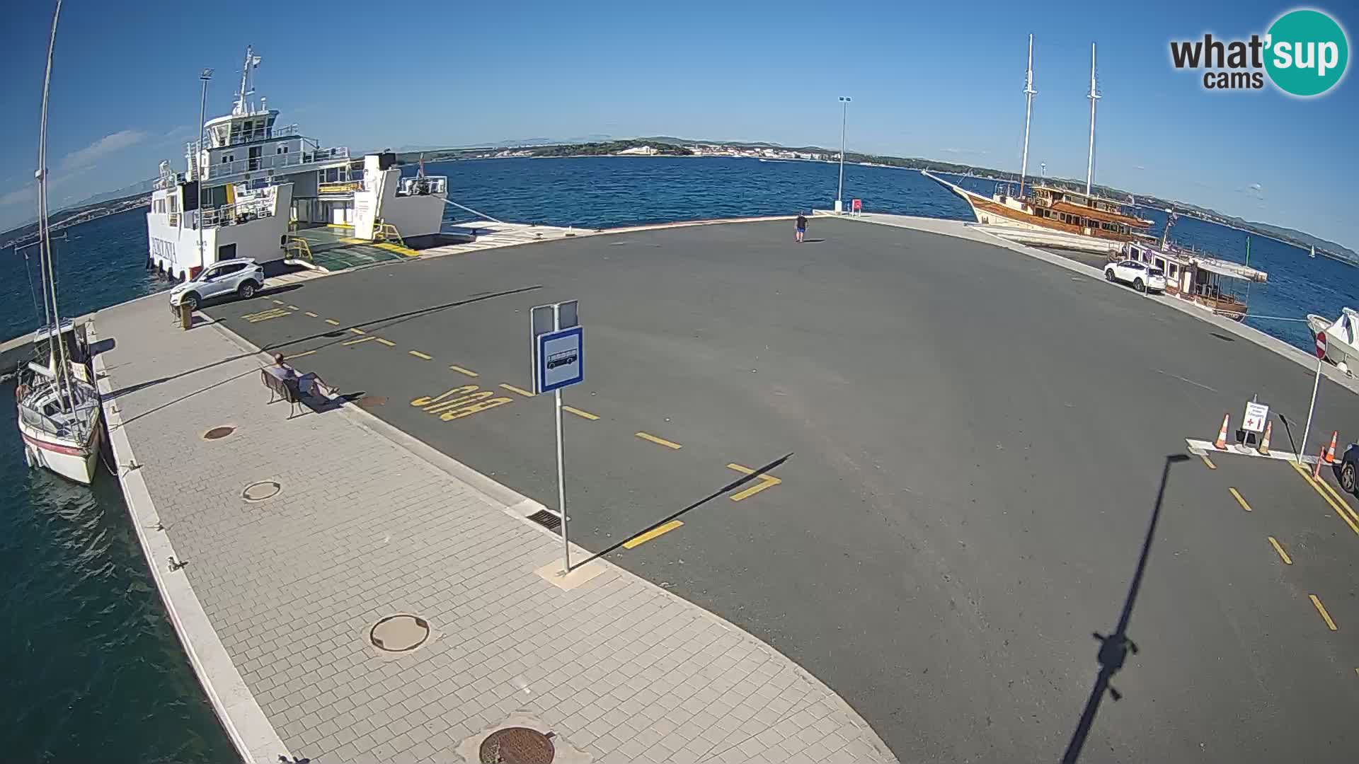 Tkon Live cam – ferry – Dalmatia – Croatia
