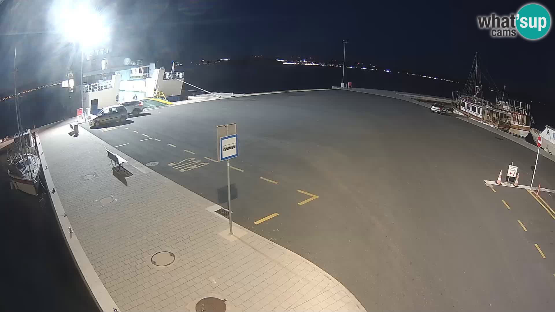 Tkon Live cam – ferry – Dalmatia – Croatia