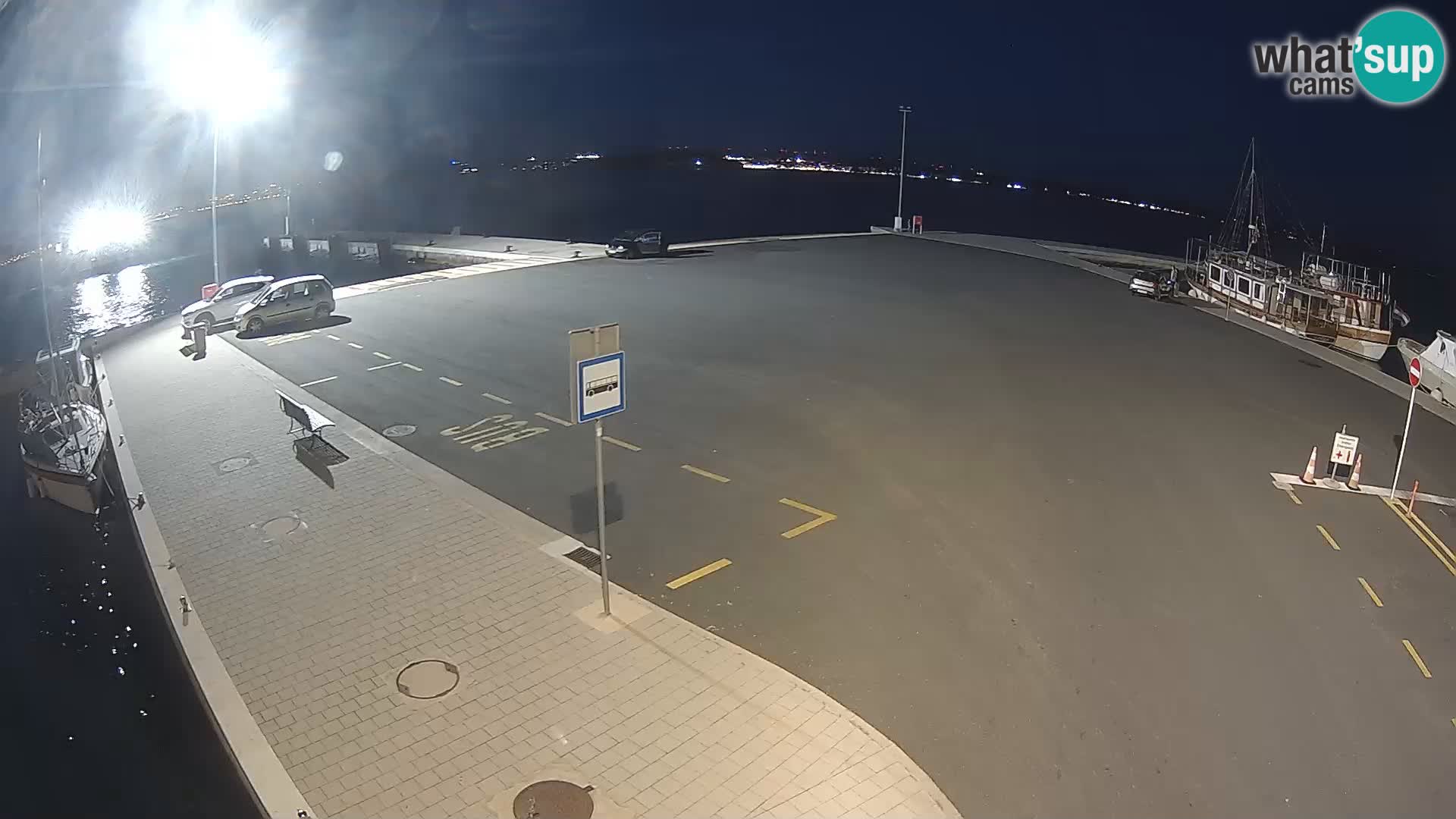 Tkon Live cam – ferry – Dalmatie – Croatie