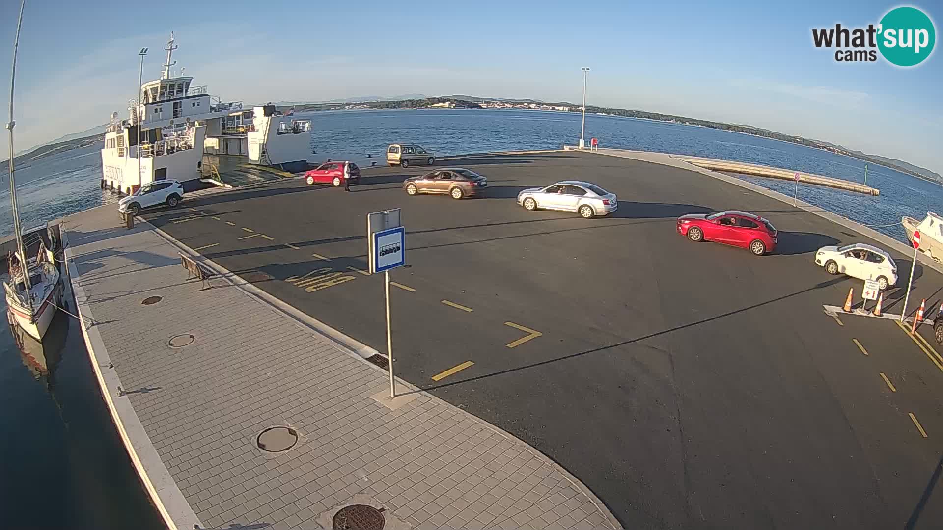 Tkon Live cam – ferry – Dalmatia – Croatia