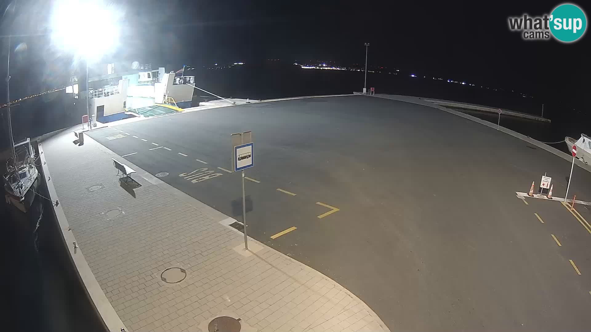 Tkon Live cam – ferry – Dalmatie – Croatie