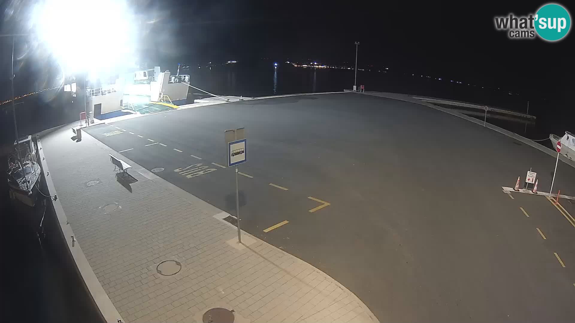 Tkon Live cam – ferry – Dalmatie – Croatie