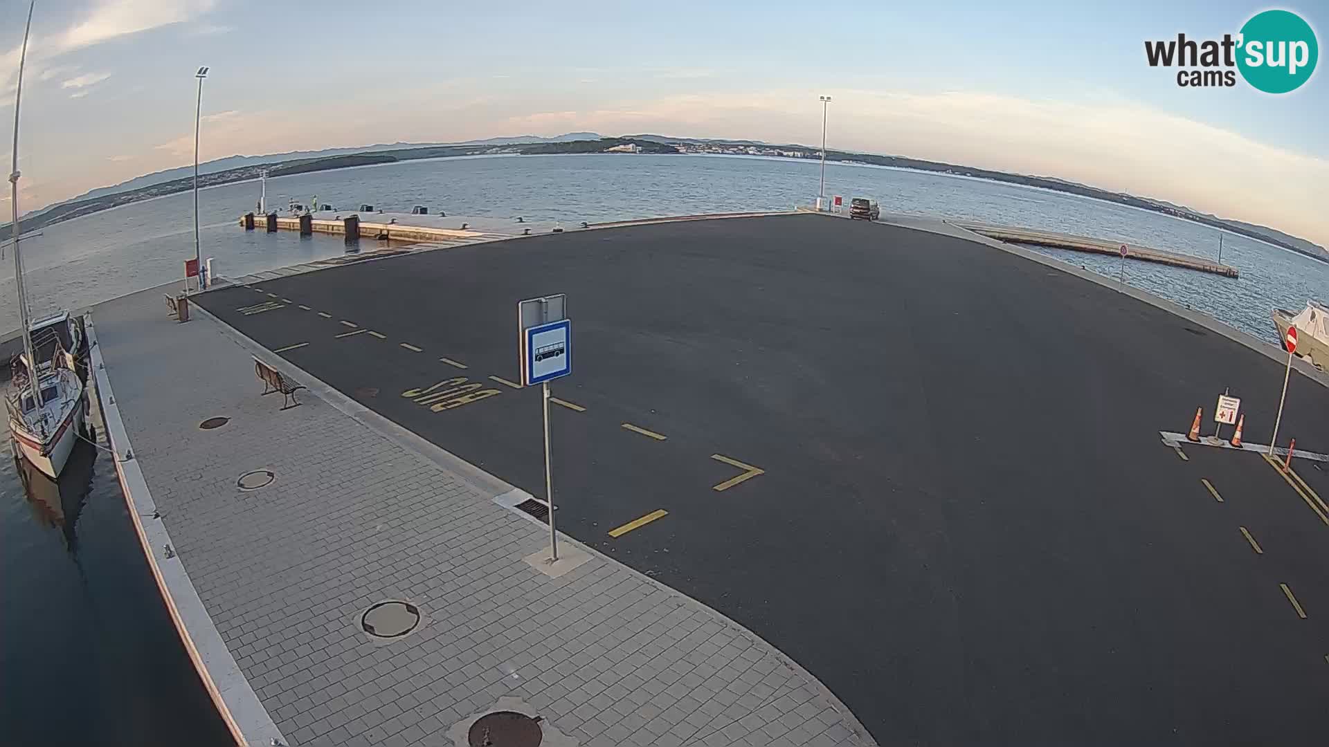 Tkon Live cam – ferry – Dalmatie – Croatie