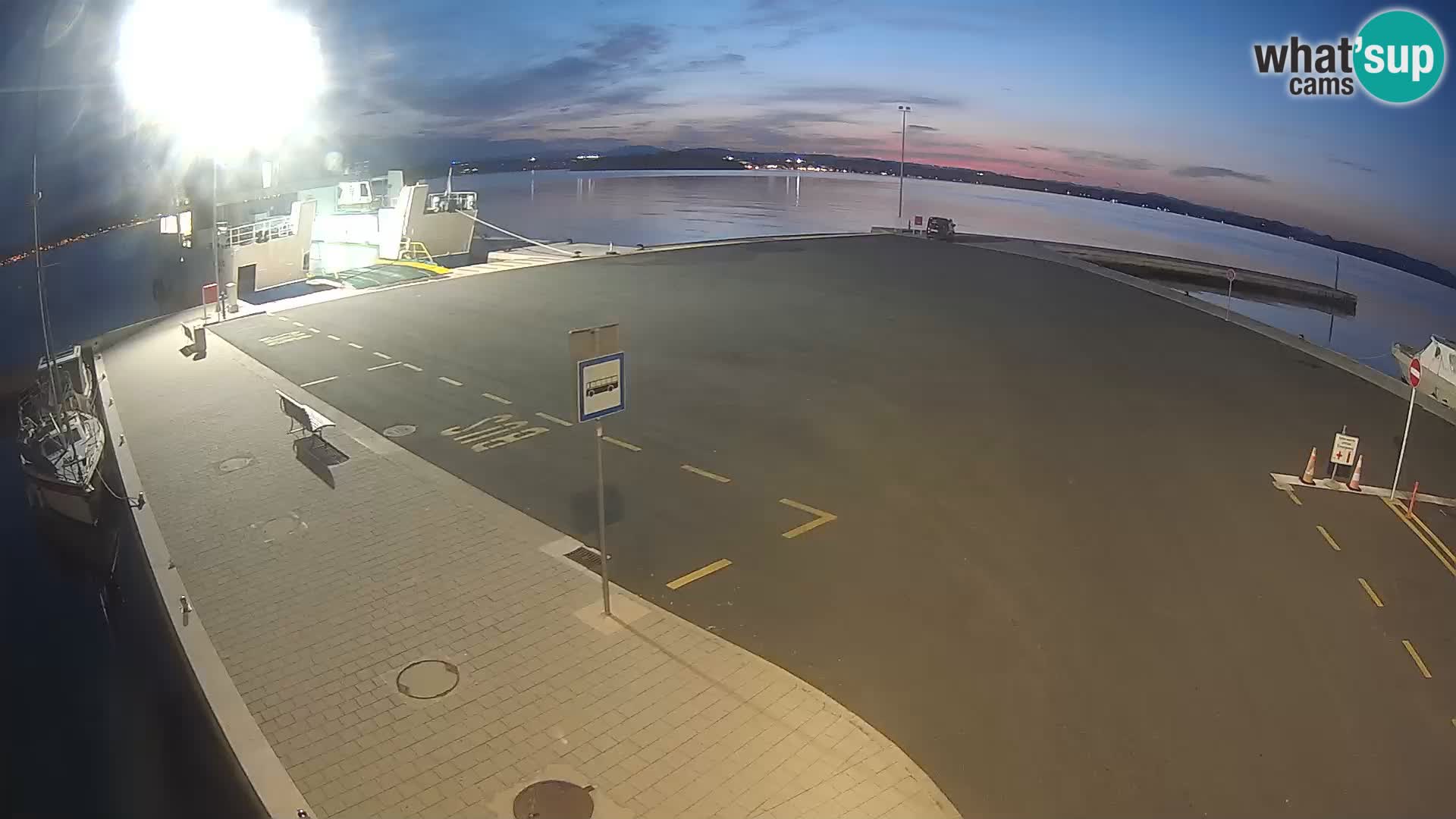 Tkon Live cam – traghetto – Dalmazia – Croazia