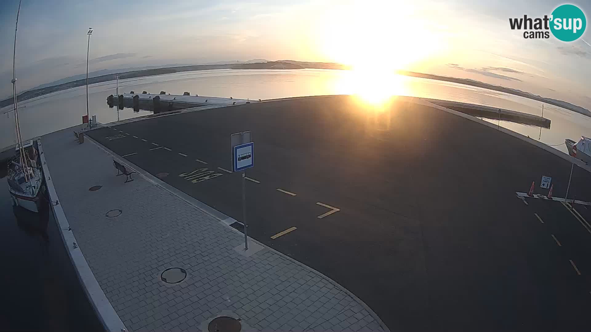 Tkon Live cam – ferry – Dalmatie – Croatie