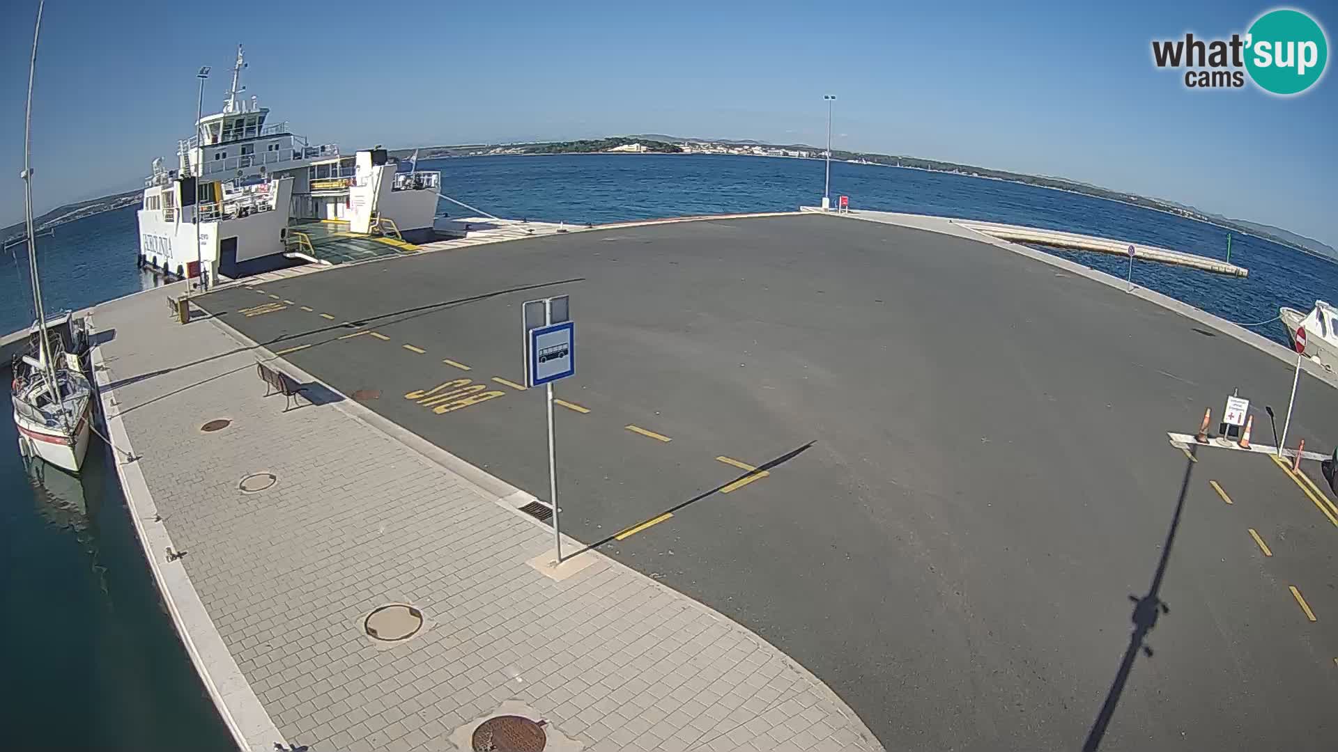 Tkon Live cam – traghetto – Dalmazia – Croazia