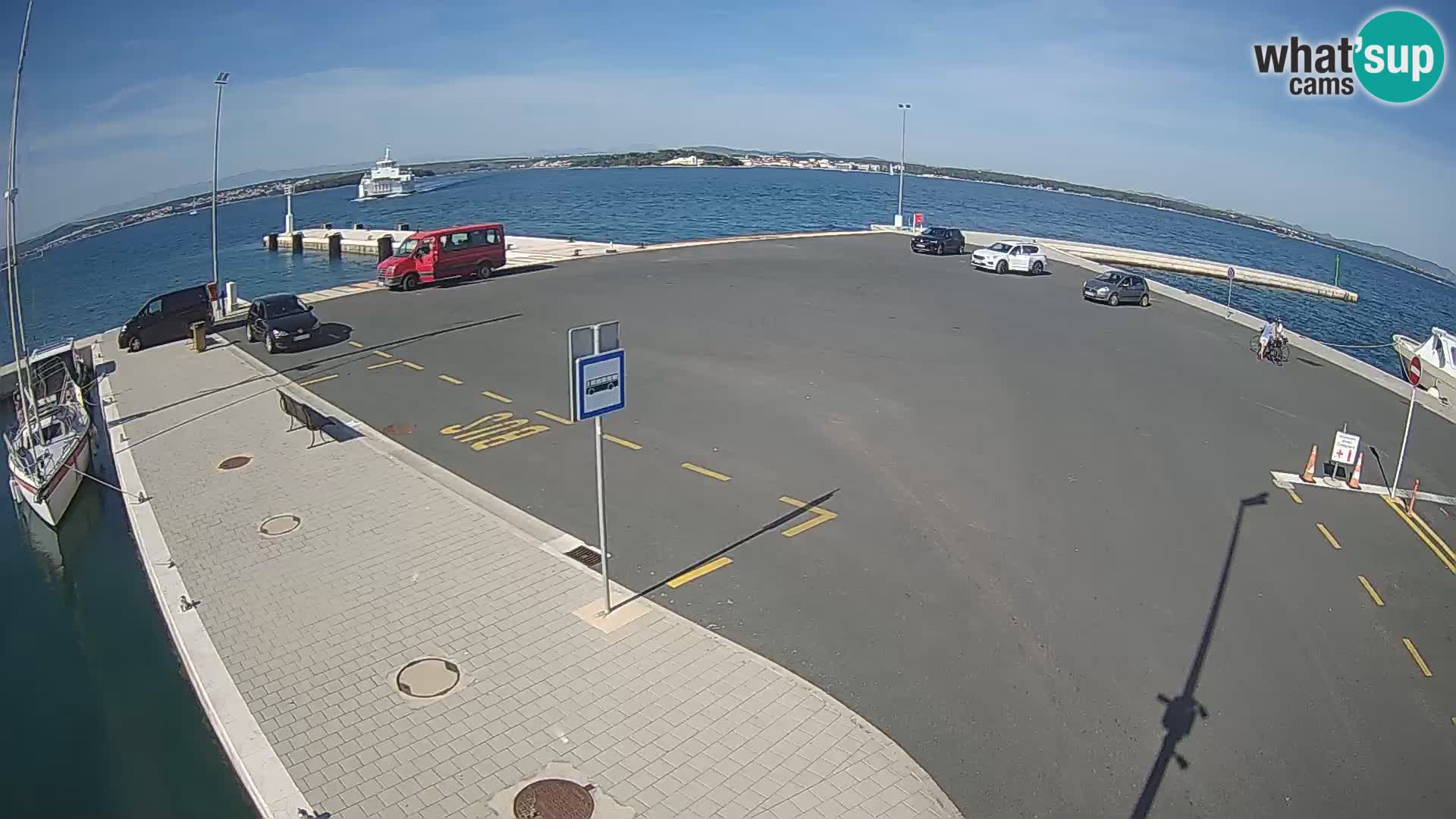 Tkon Live cam – ferry – Dalmatia – Croatia