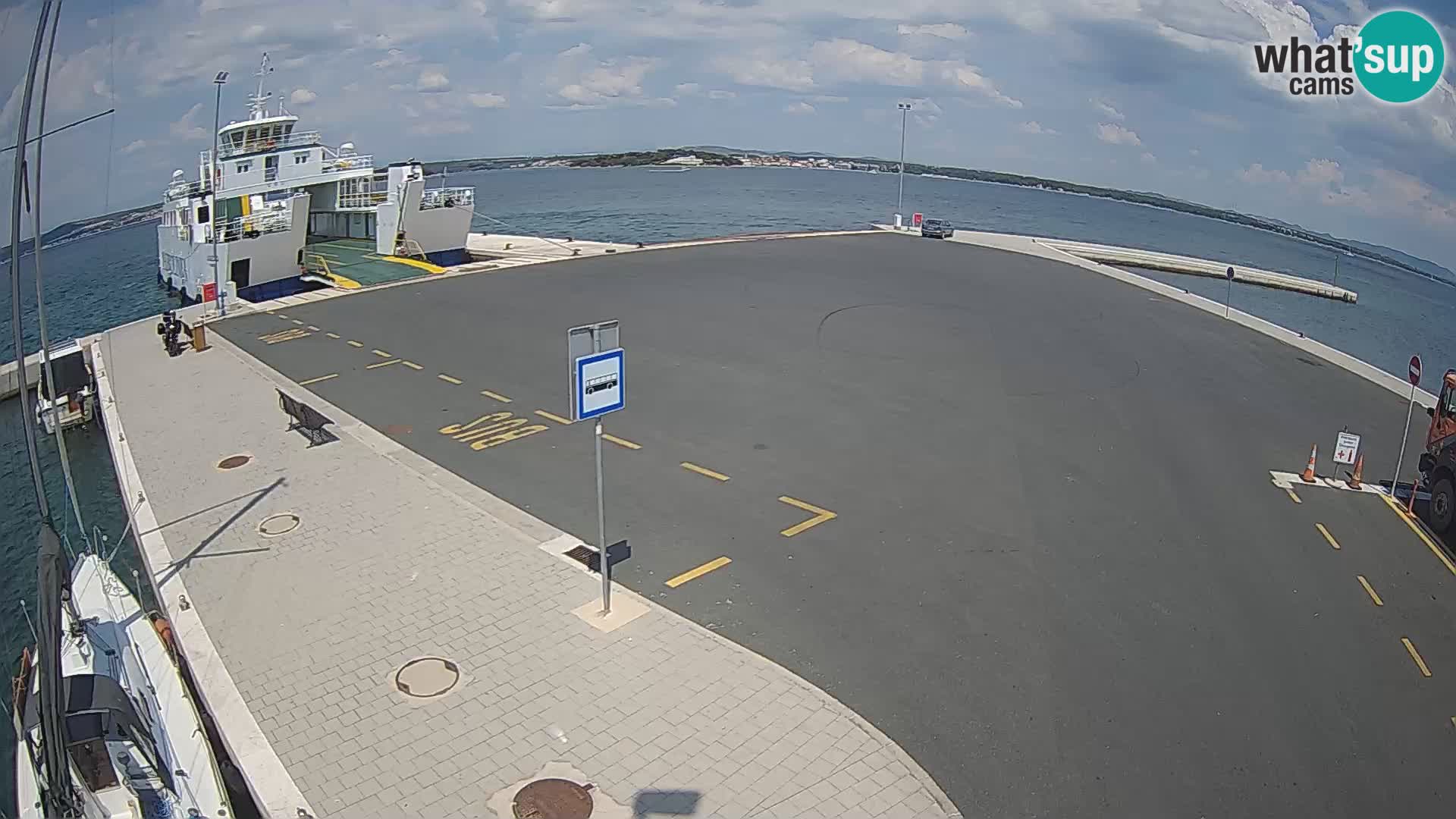 Tkon Live cam – ferry – Dalmatia – Croatia
