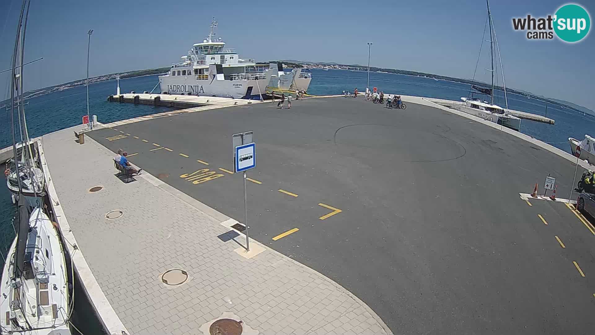 Tkon Live cam – ferry – Dalmatia – Croatia