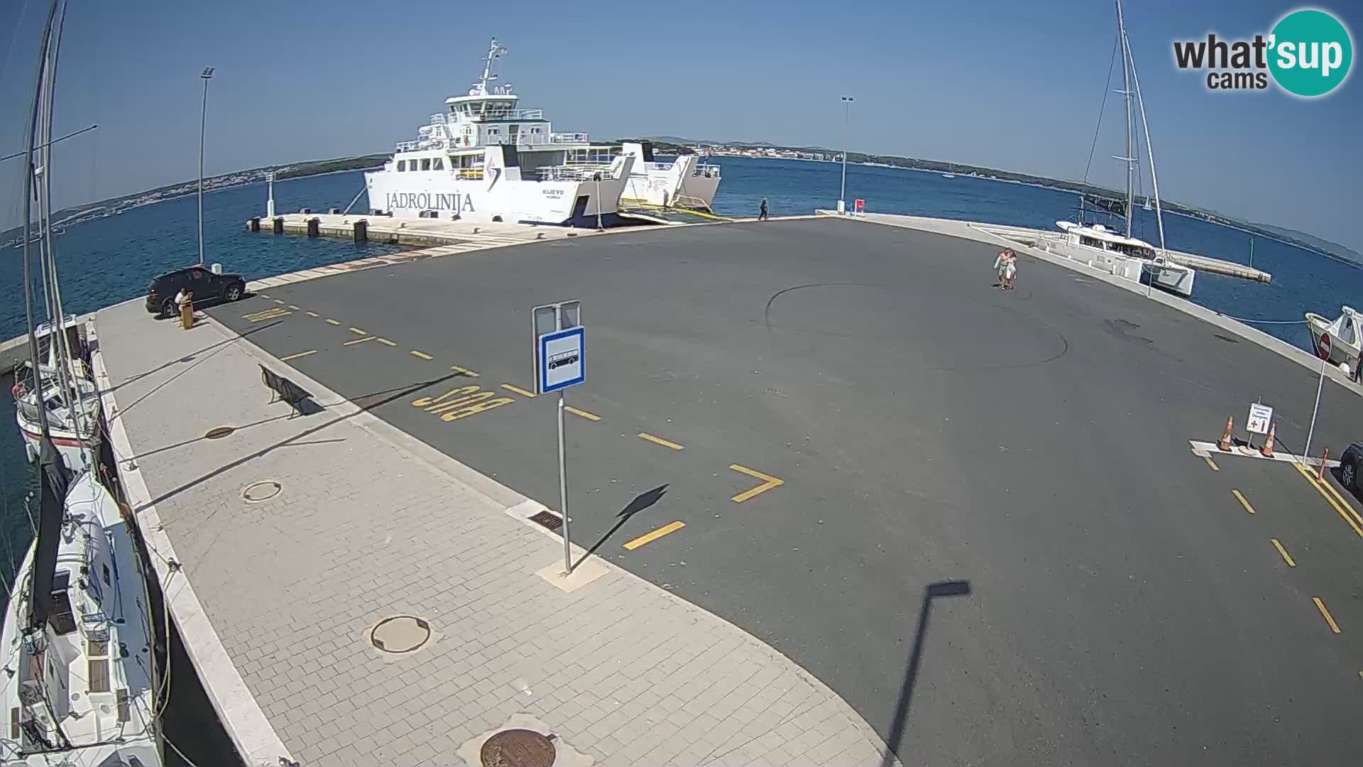 Tkon Live cam – ferry – Dalmatia – Croatia