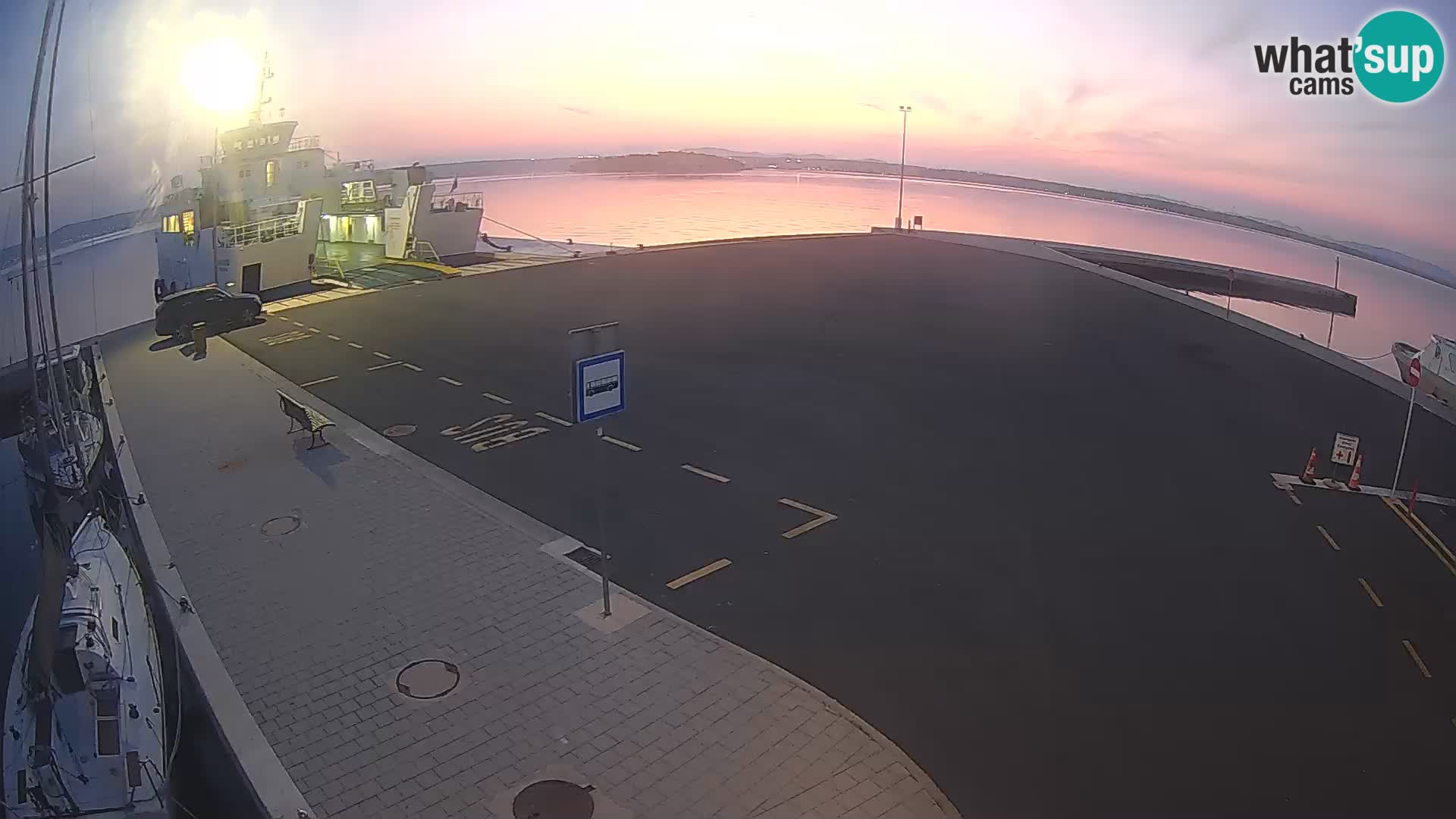 Tkon Live cam – Fähre – Dalmatien – Kroatien