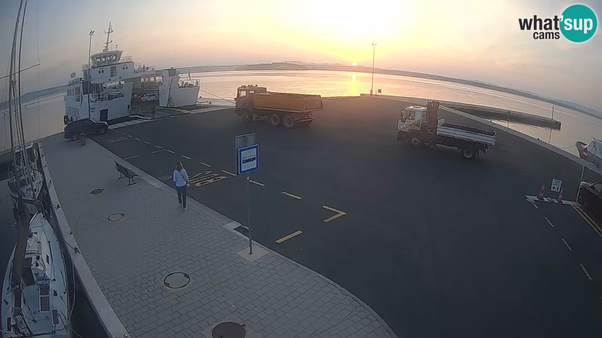 Tkon Live cam – Fähre – Dalmatien – Kroatien