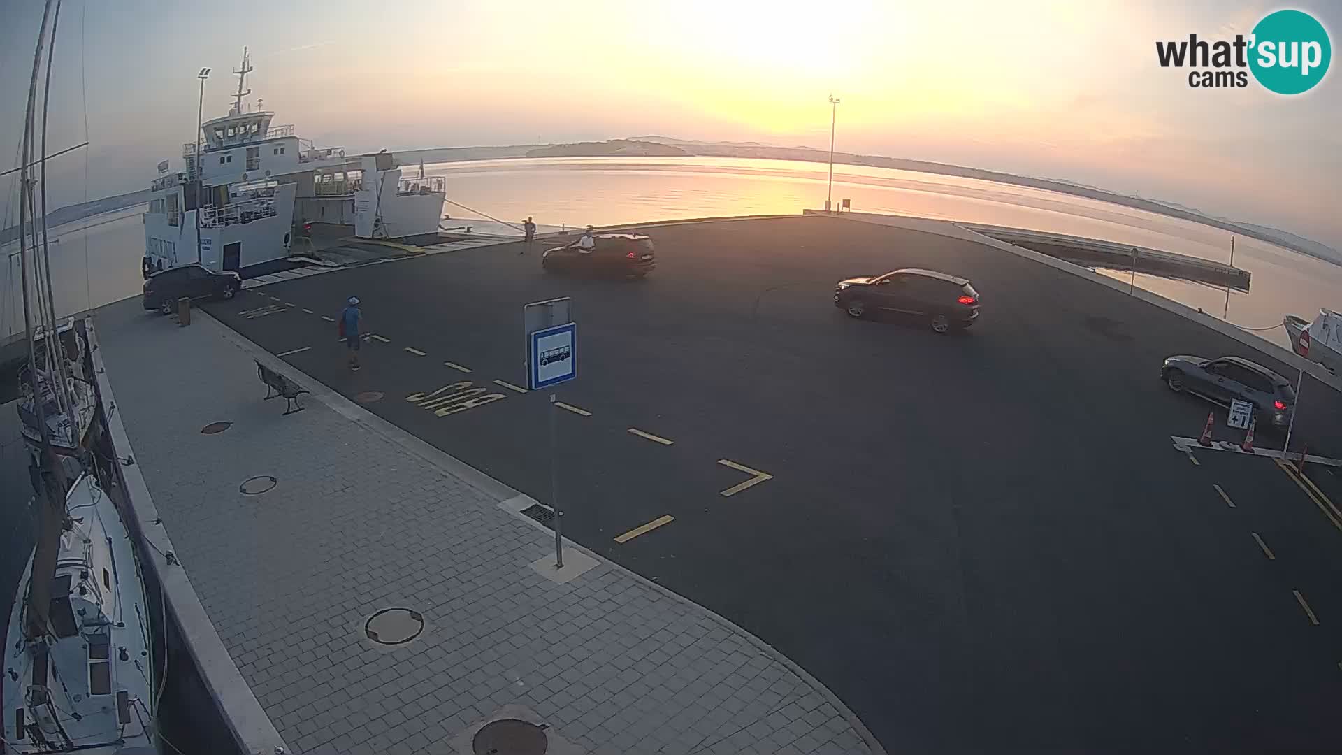 Tkon Live cam – ferry – Dalmatia – Croatia